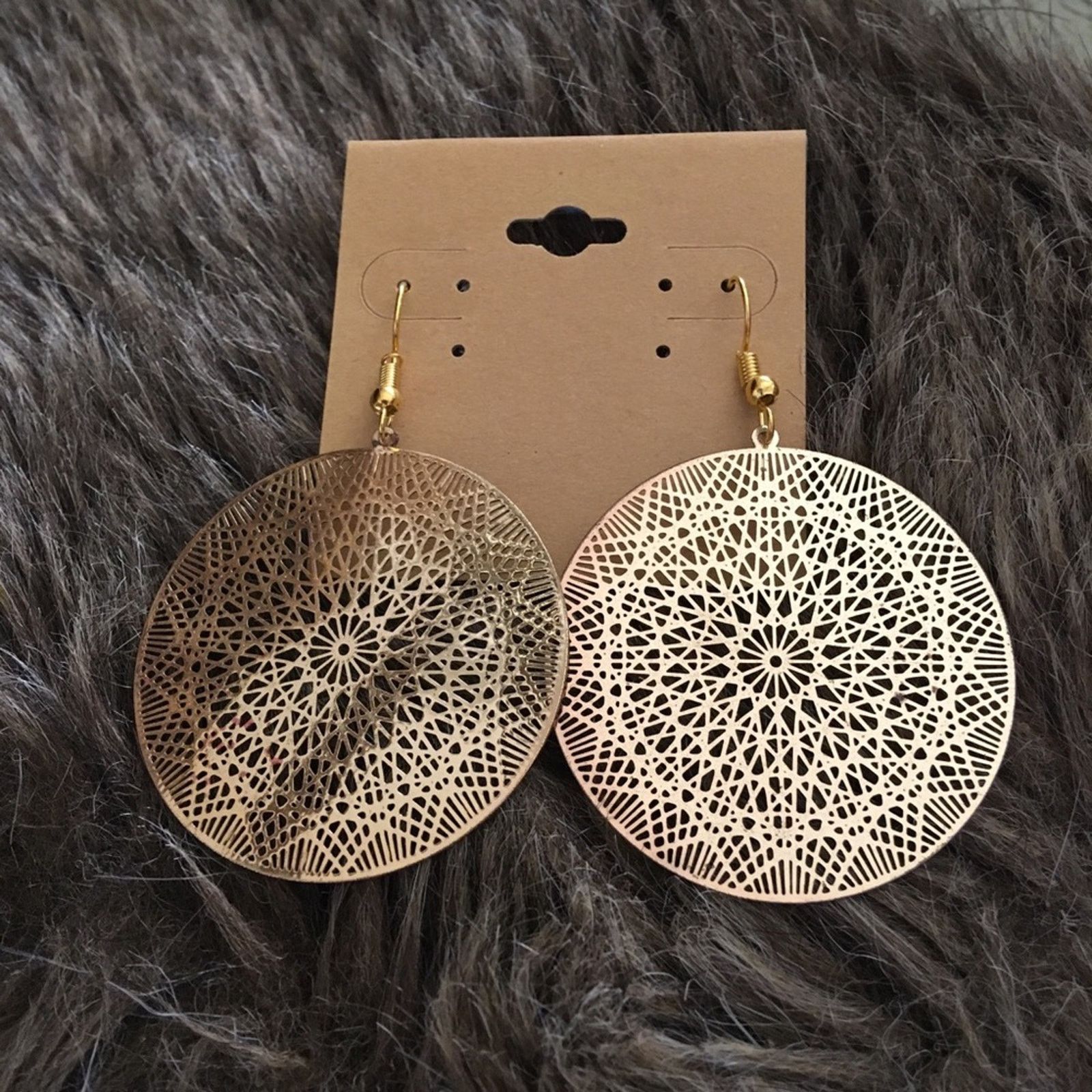 Vintage Vintage repurpose kaleidoscope pierced earrings Size ONE SIZE - 1 Thumbnail