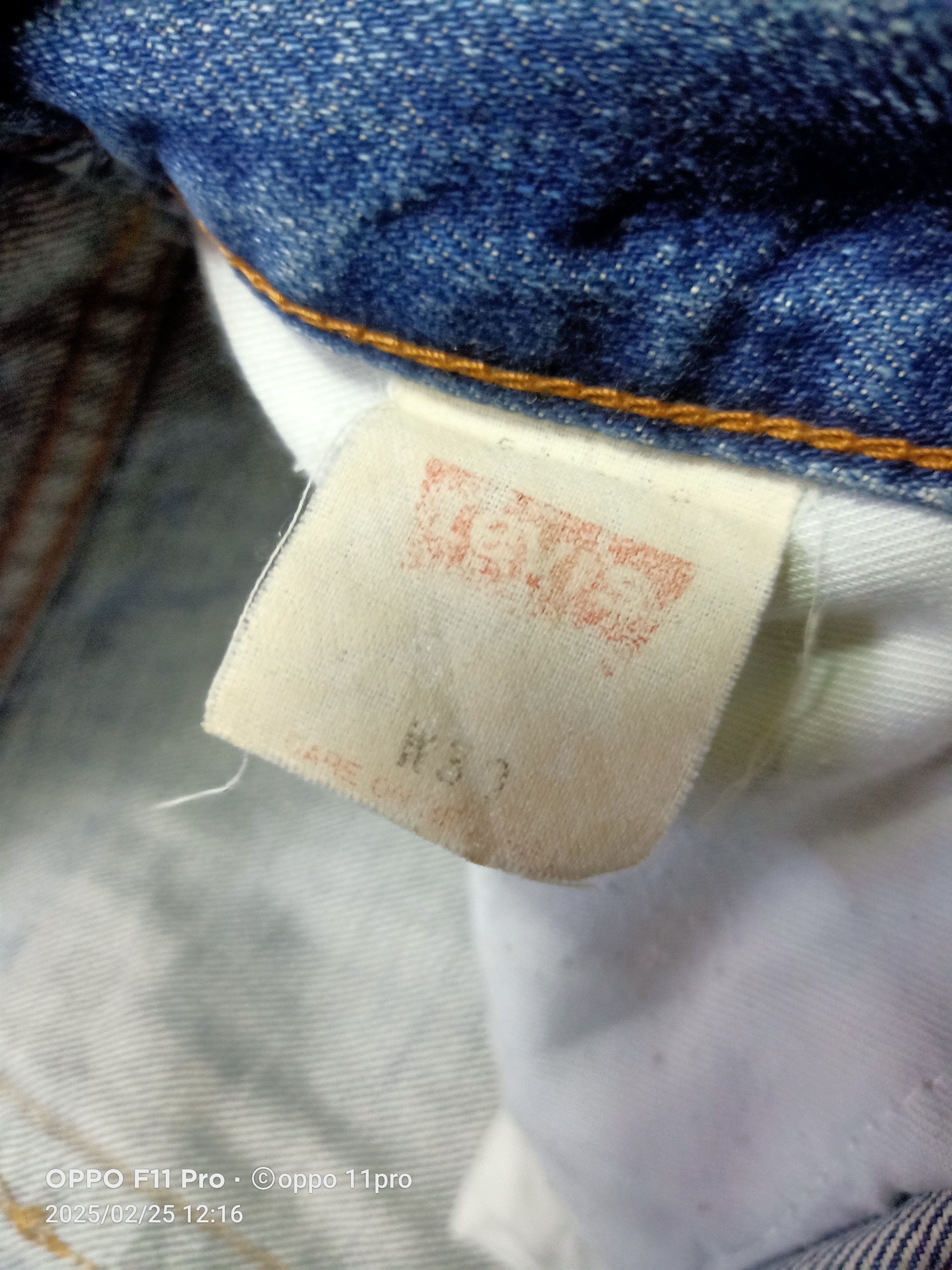 Levi's × Vintage Vintage Levis 503 Redline Flare Denim Size US 30 / EU 46 - 5 Thumbnail