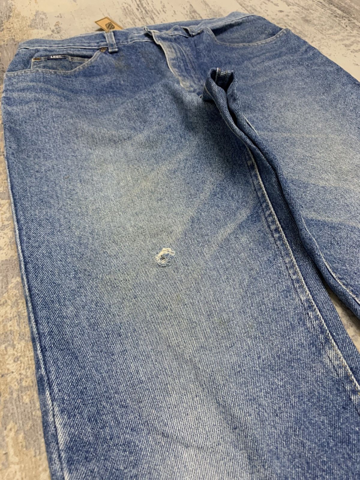 Lee Vintage Lee Distressed Jeans Made In Usa W32x32 Size US 32 / EU 48 - 3 Thumbnail