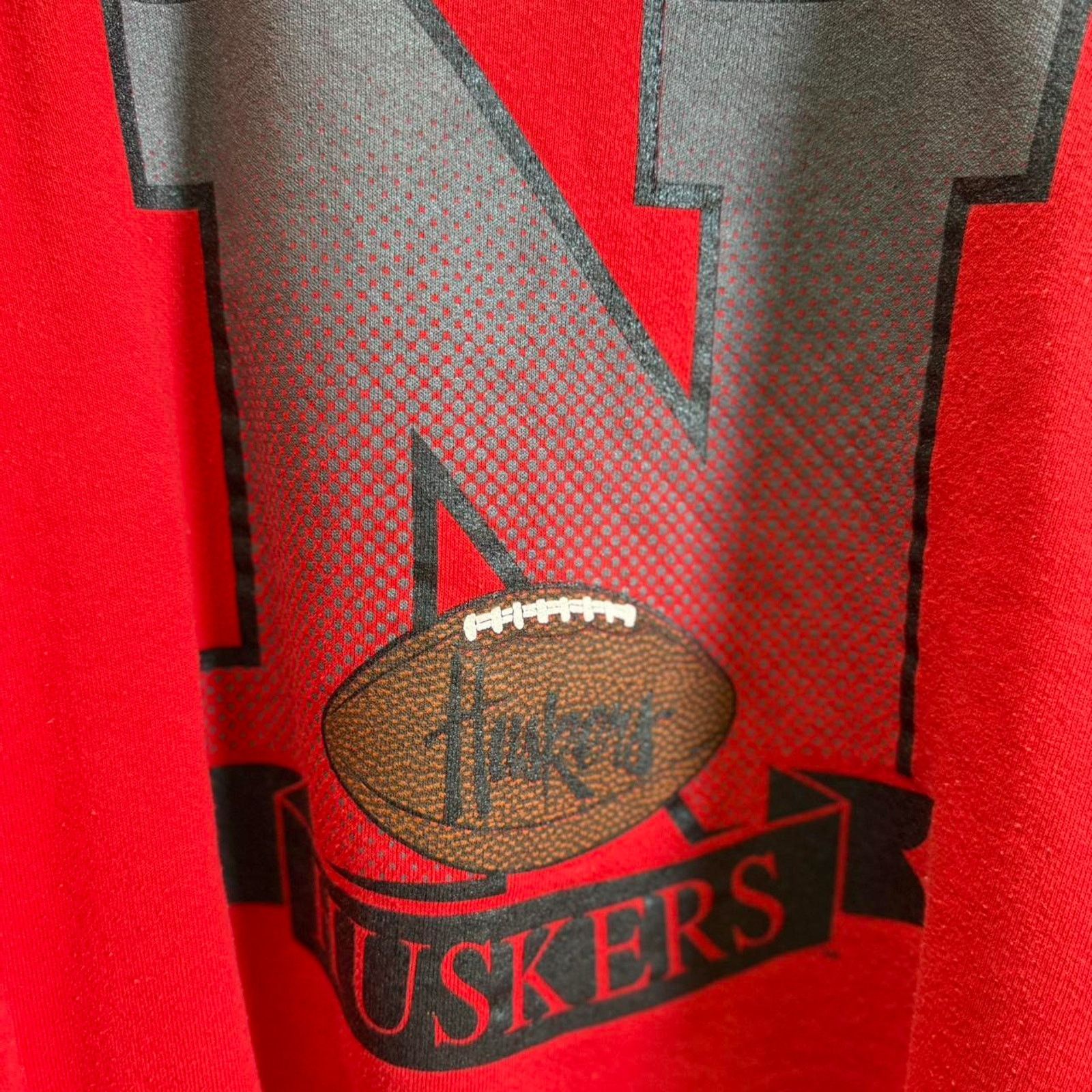 Vintage Vintage 90s Nebraska Huskers Football Russell Crewneck Size US L / EU 52-54 / 3 - 4 Thumbnail
