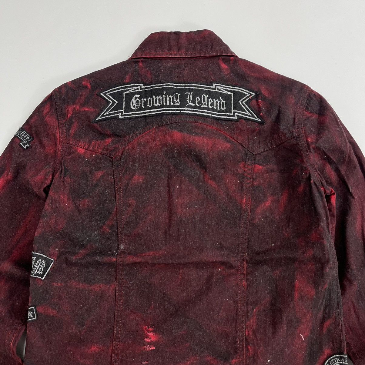 14th Addiction 2000s In the Attic Punk LGB Grunge Gothic Distressed Jacket Size US M / EU 48-50 / 2 - 17 Thumbnail