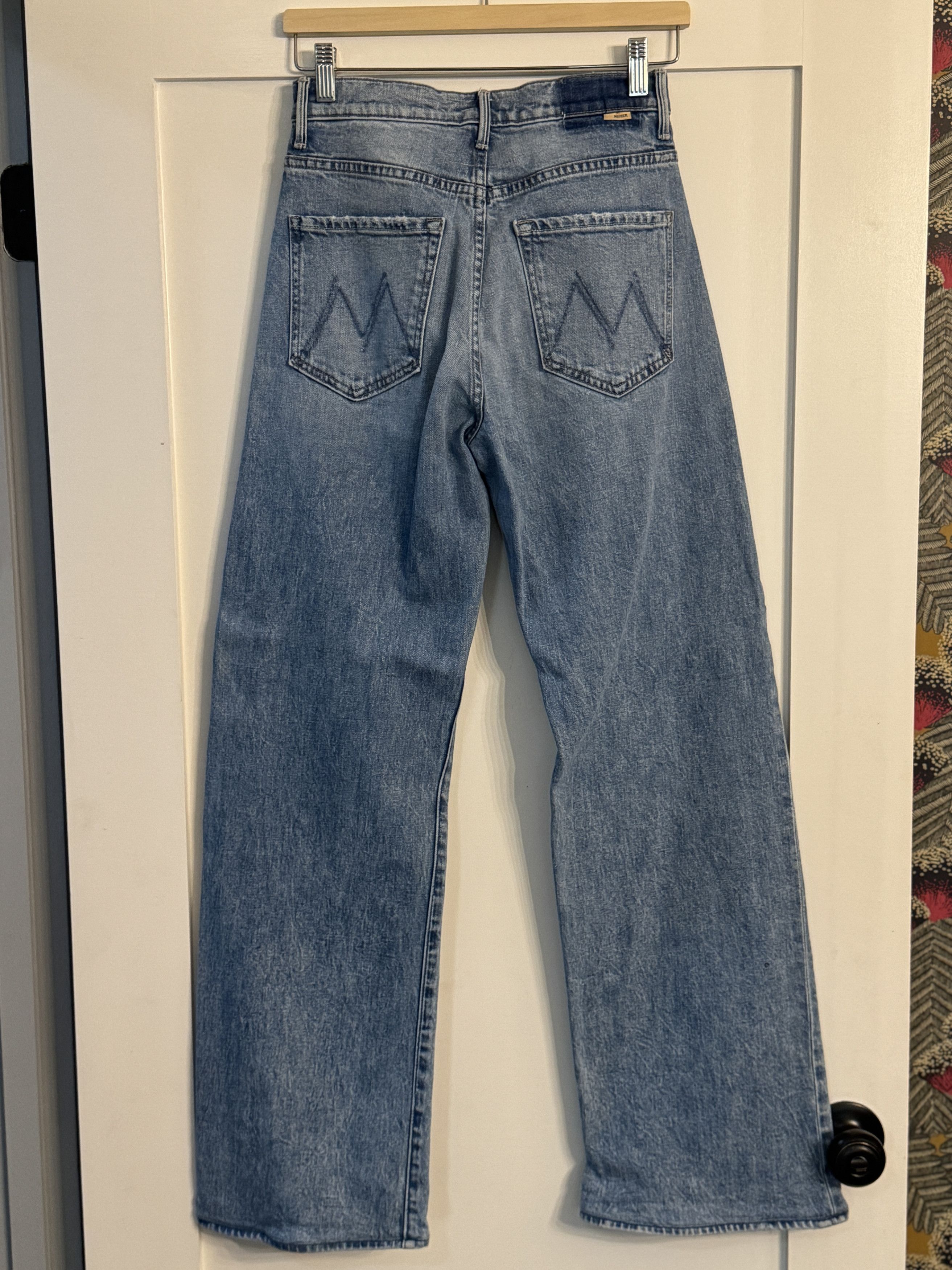 MOTHER Mother Lasso Hi-Rise Wide Leg Jeans Size 26" / US 2 / IT 38 - 2 Thumbnail