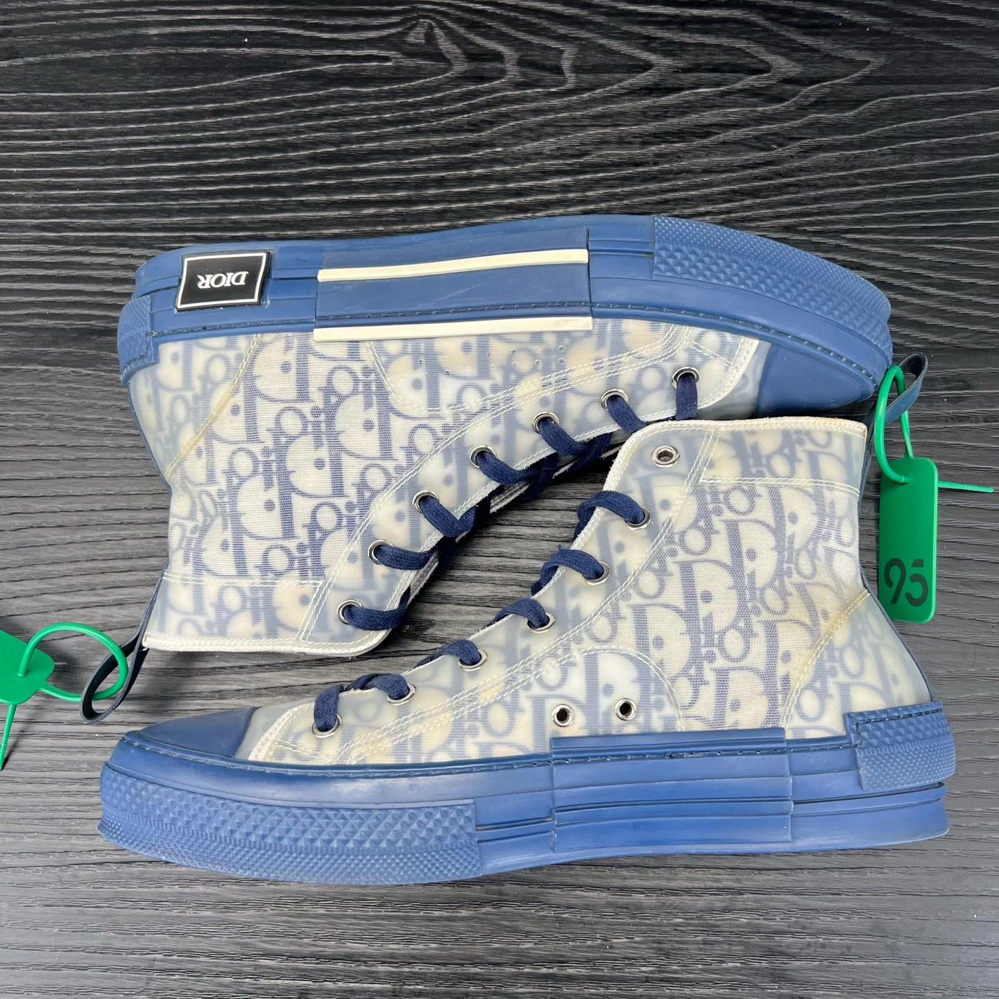 Dior Dior B23 Blue All Over Print Sneakers 42 Size US 9 / EU 42 - 2 Thumbnail