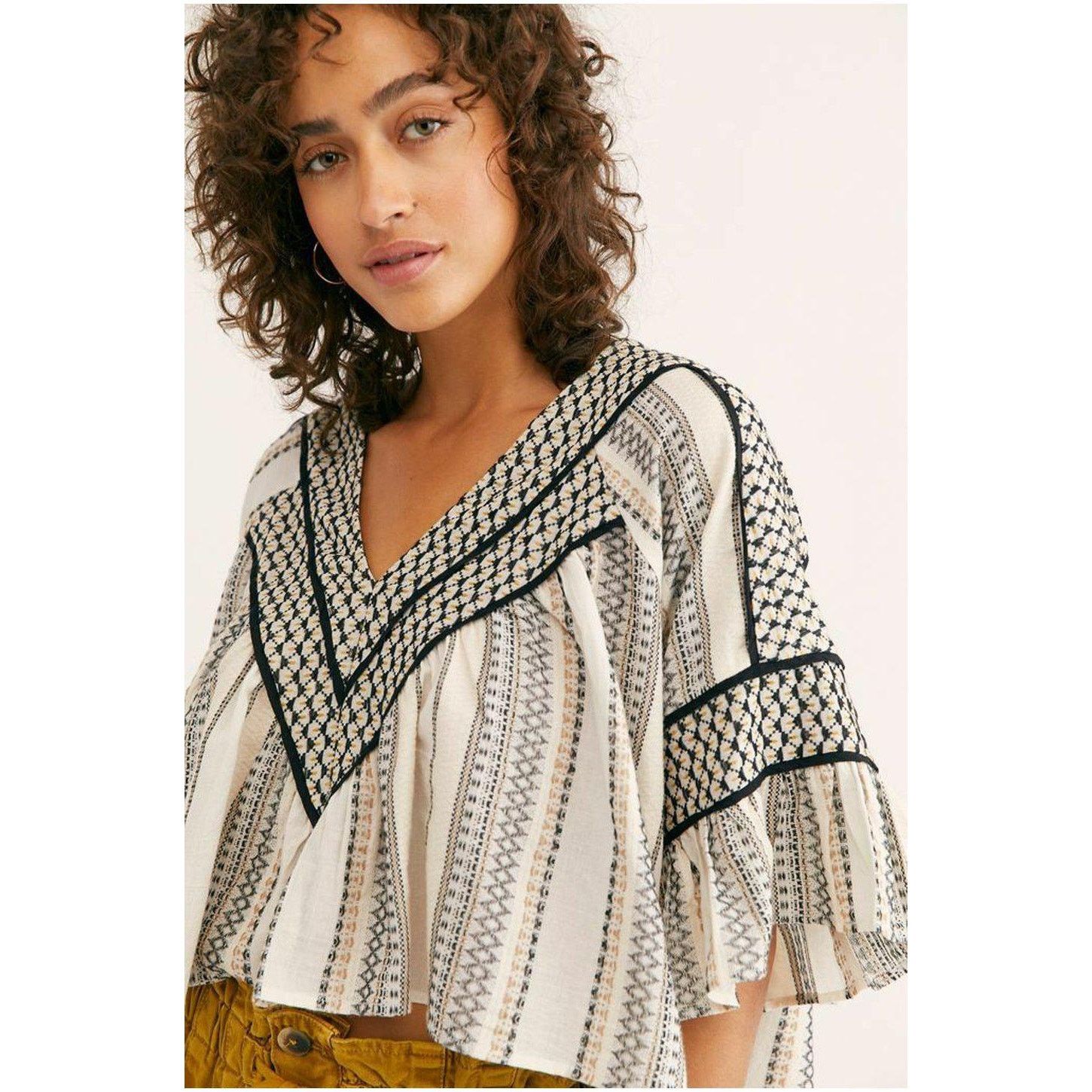 Free People New Free People Runnin On A Dream Top $128 SMALL Cropped Size S / US 4 / IT 40 - 4 Thumbnail