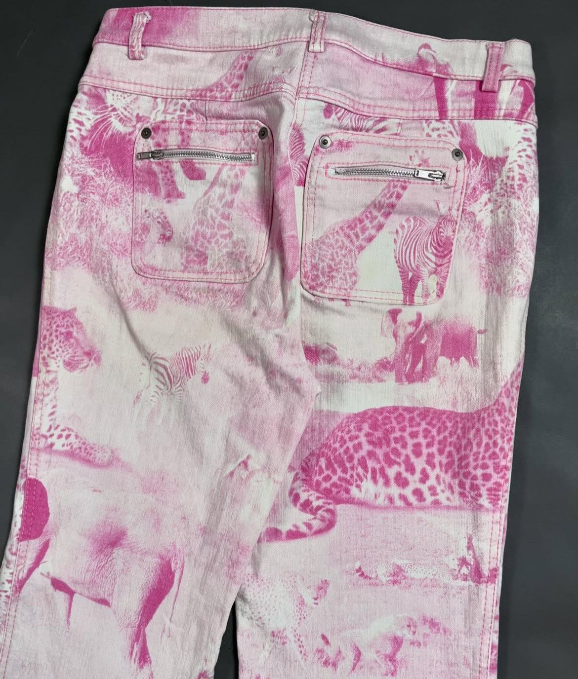 Japanese Brand 2000s Archival Hysteric Animal Printed Flare y2k Lgb Size US 30 / EU 46 - 5 Thumbnail