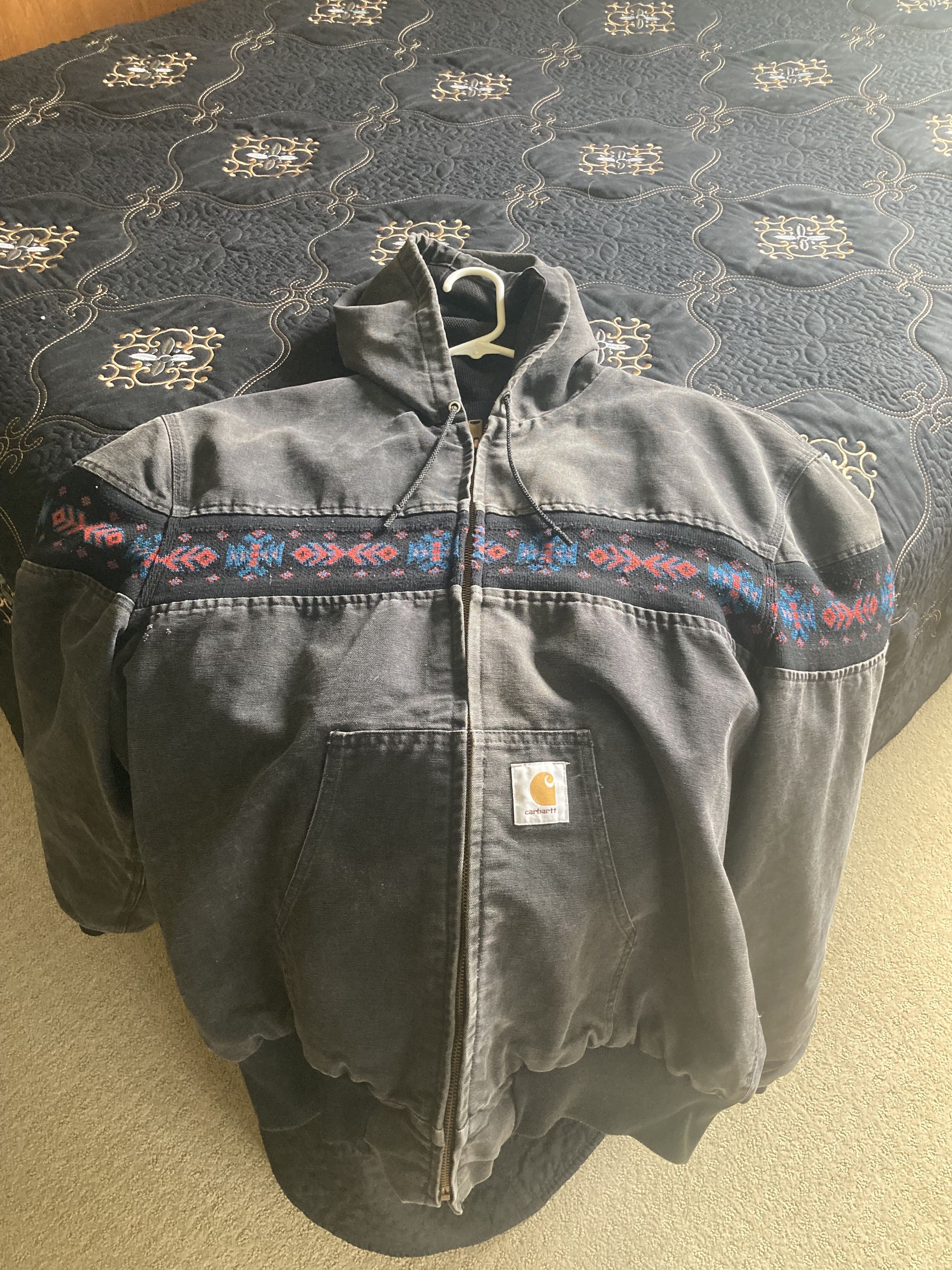 Carhartt Vintage Rare 90's Navajo/Aztec Carhartt Jacket JR0005 XL Size US XL / EU 56 / 4 - 7 Thumbnail