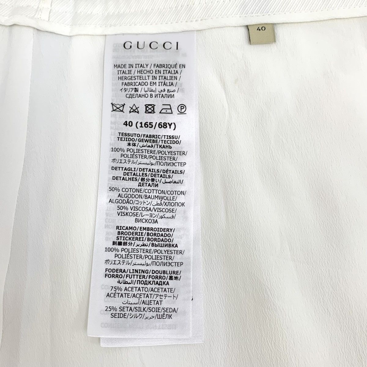 Gucci Gucci 23 collection White Cotton Casual Denim Halter Skirt Size 27" / US 4 / IT 40 - 7 Thumbnail