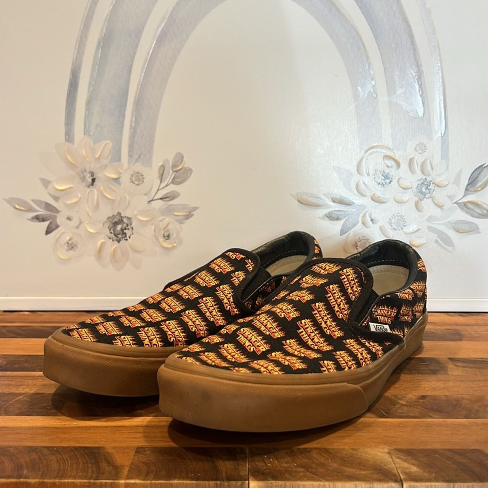Vans Vans x Stranger Things Customs Slip On Sneakers Size US 10 / IT 40 - 2 Thumbnail