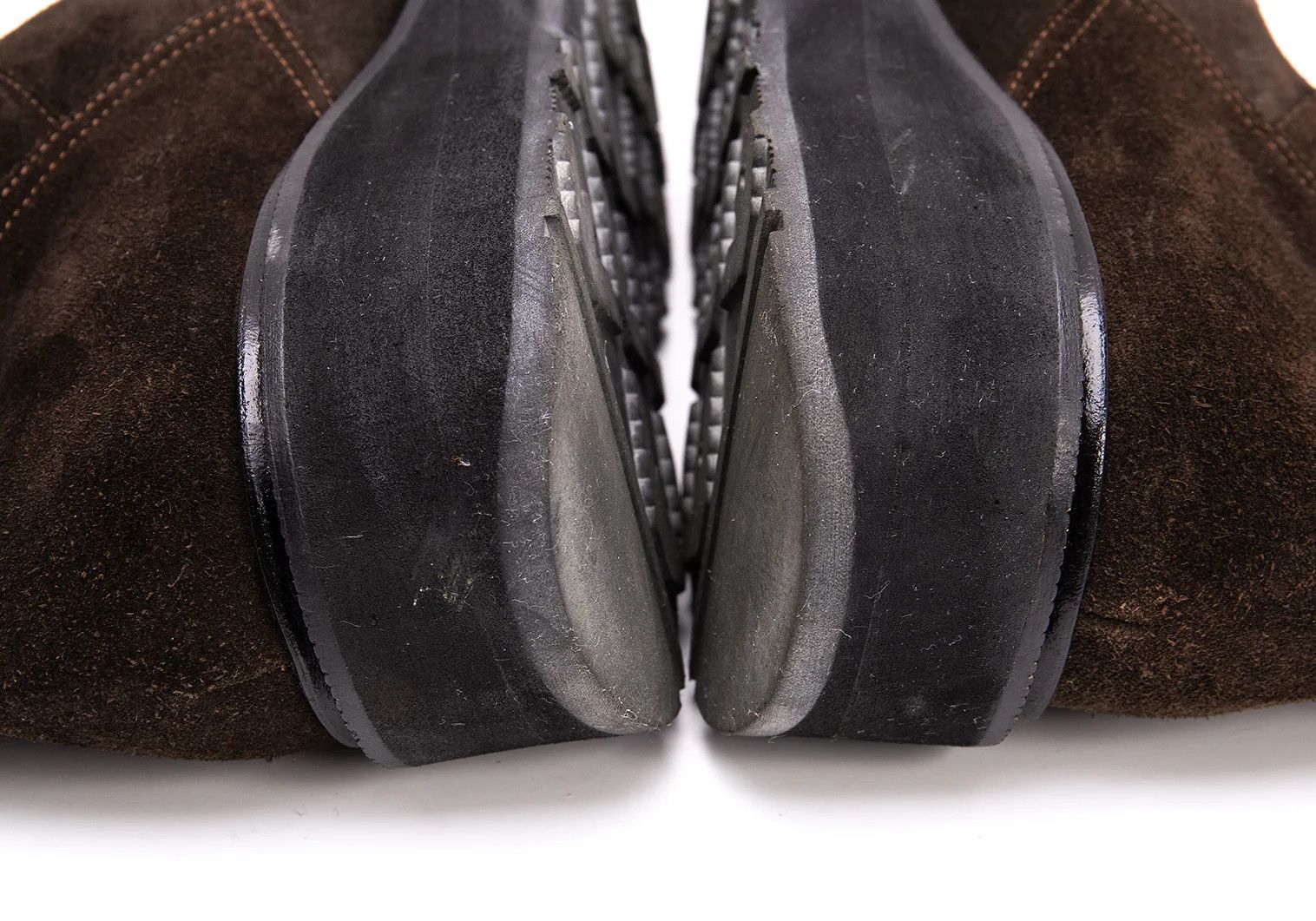 Emporio Armani Velcro Suede Boots in Dark Brown Size 41 (Approx. 25.5 cm) Size US 8 / EU 41 - 10 Thumbnail