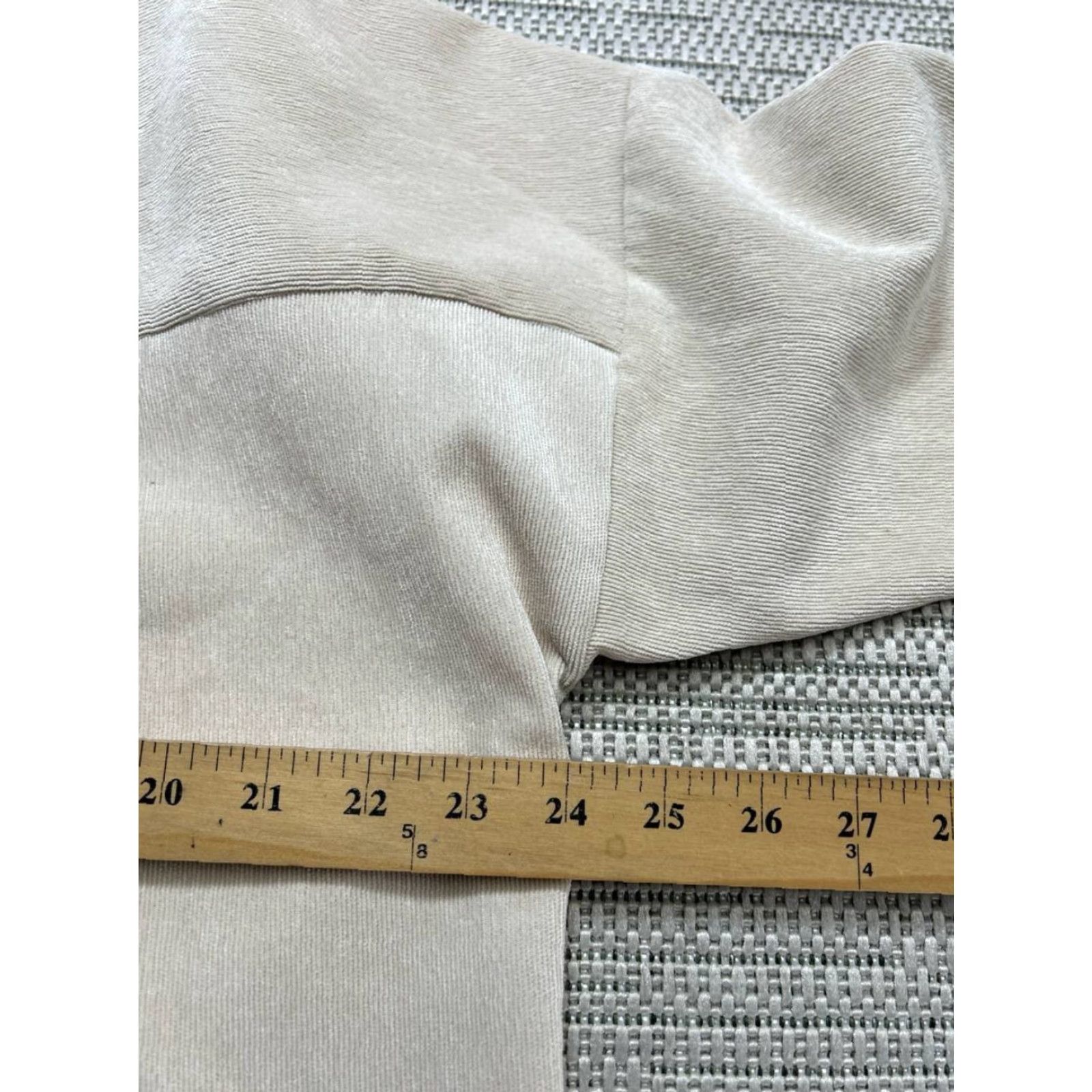 Zara Zara Shirt Womens Small Beige Oversized Button Up - Basic Casual Cotton Long Sleeve Relaxed Regular, Solid, Button-Up, Spring Summer, Women, Zara Size S / US 4 / IT 40 - 7 Thumbnail