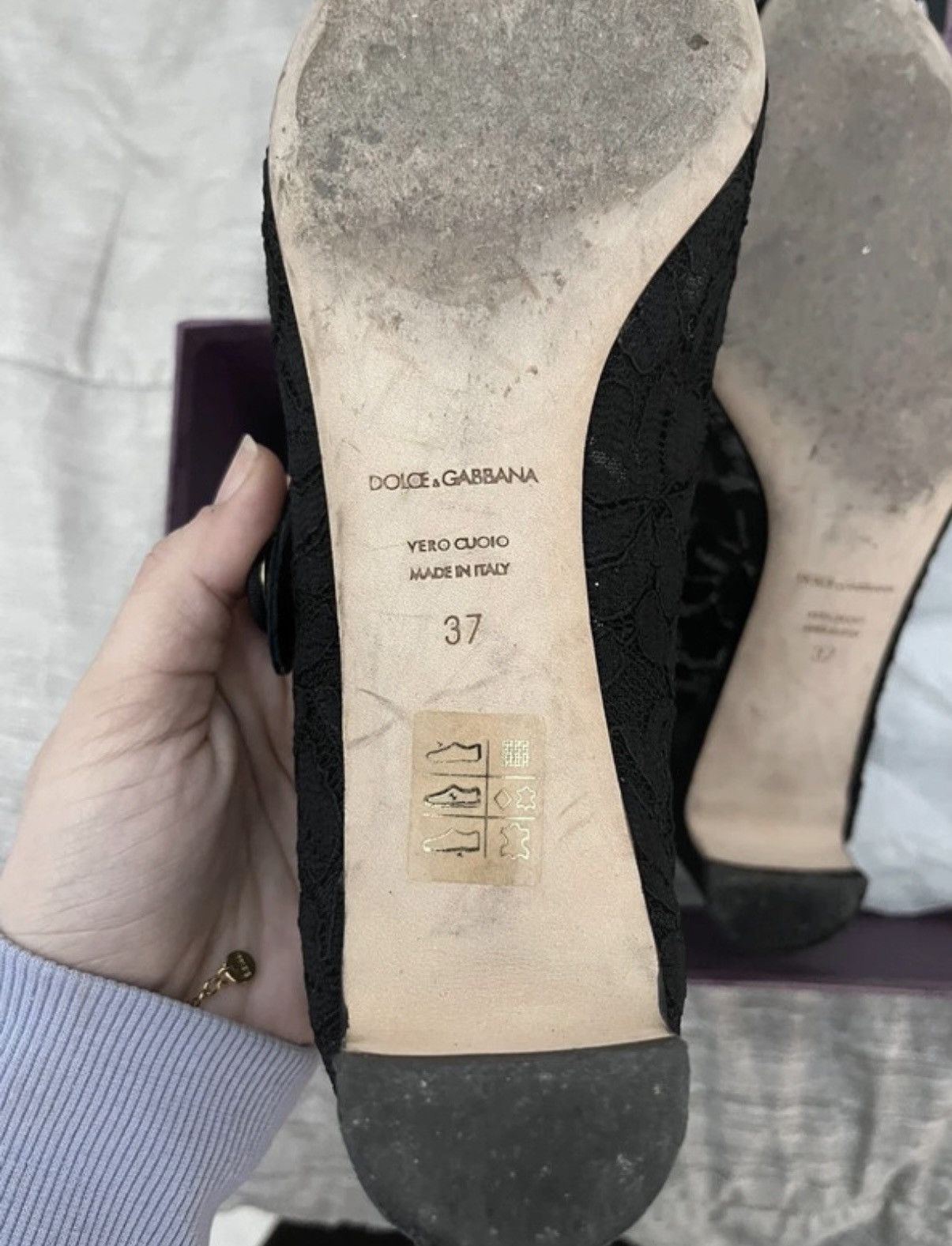 Dolce & Gabbana Dolce & Gabbana lace flats Size US 7 / IT 37 - 9 Thumbnail