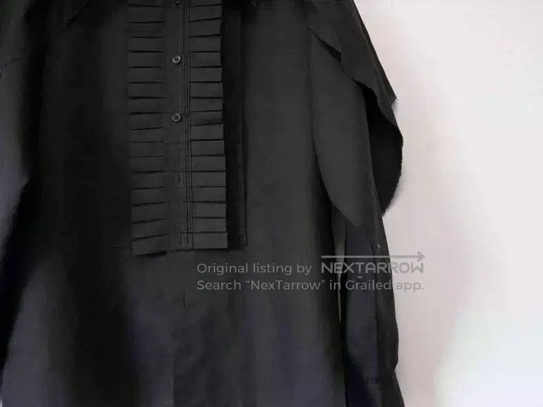 Yohji Yamamoto Yohji Yamamoto 2009AW pleated organ cotton linen shirt. Size US M / EU 48-50 / 2 - 4 Thumbnail