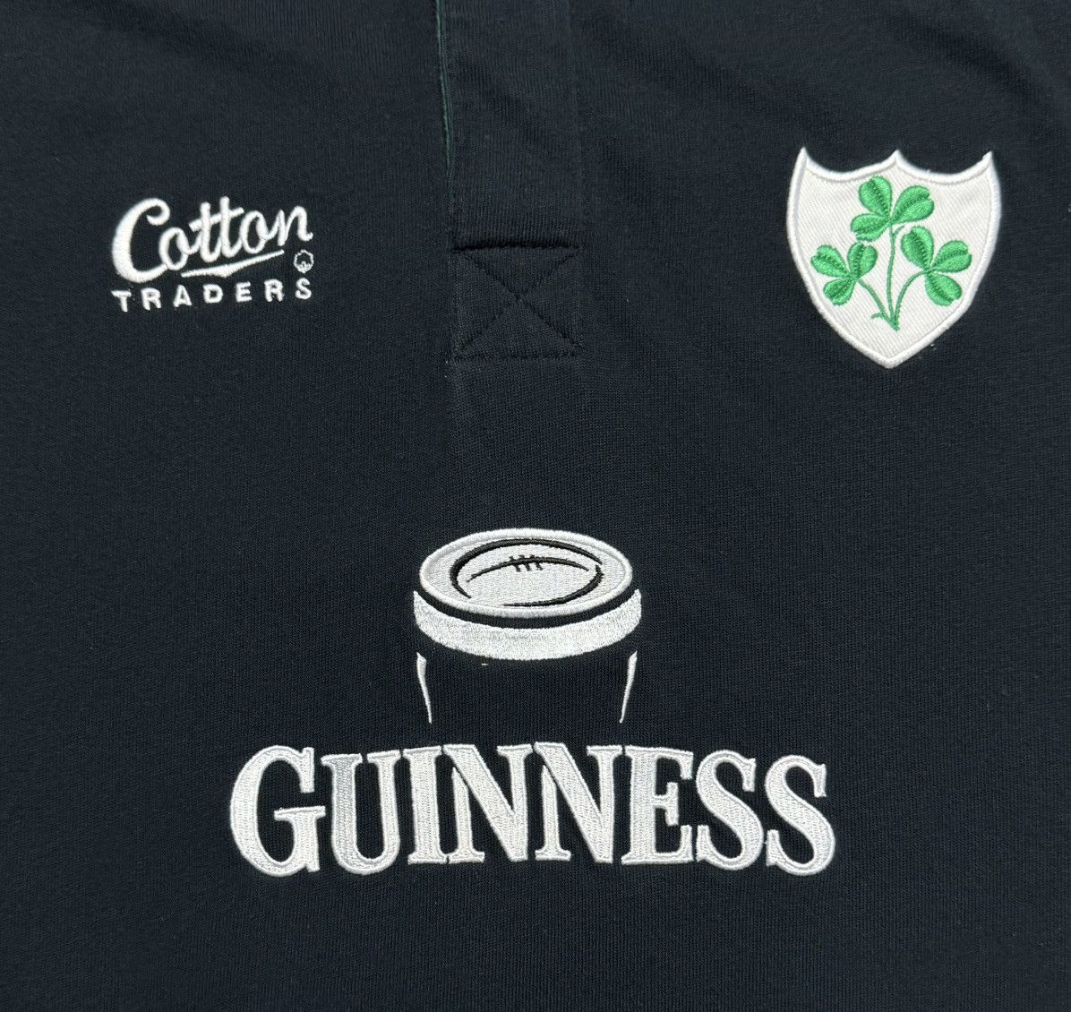 Cotton Traders Ireland Rugby Shirt Jersey Cotton Traders Guinness Size US XL / EU 56 / 4 - 7 Thumbnail