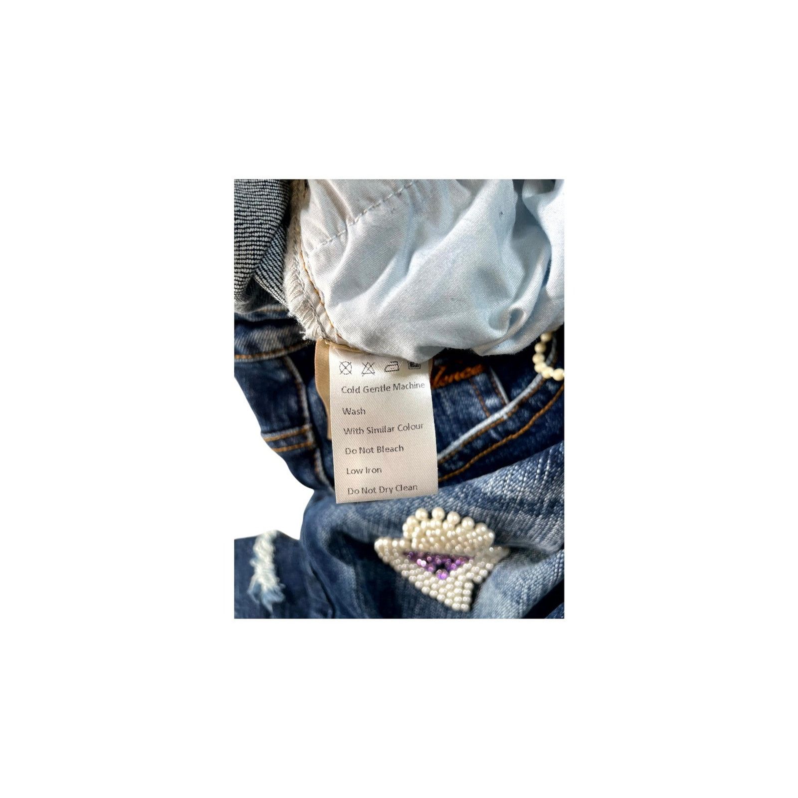 Whensmokeclears When Smoke Clears "Fumi Diamond" Dark Wash Jeans Size US 32 / EU 48 - 7 Thumbnail