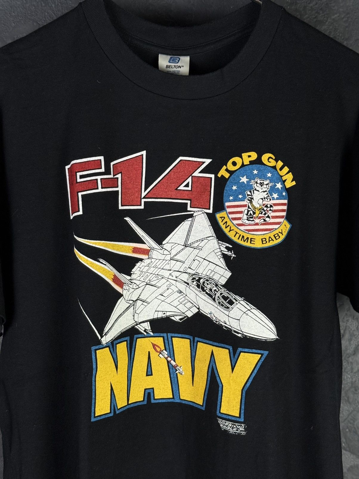 Other 1991 F-14 Tomcat United States Navy 3D Made In USA Size US L / EU 52-54 / 3 - 2 Thumbnail
