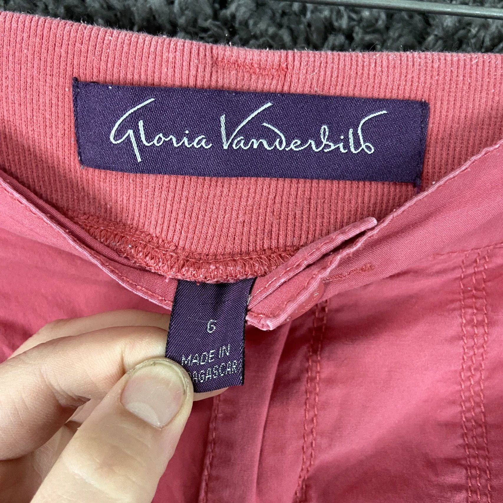 Gloria Vanderbilt Gloria Vanderbilt Pink Capri Jeans Women’s 6 Size ONE SIZE - 7 Thumbnail