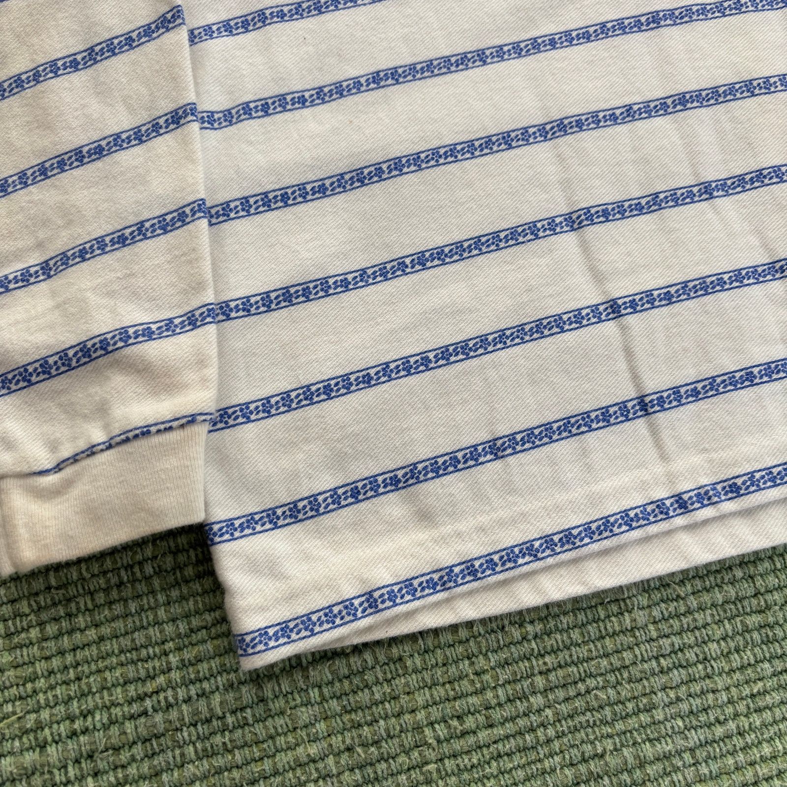 Vintage Vintage Gitano Striped Cotton Denim Life Long Sleeve Shirt Size L / US 10 / IT 46 - 6 Thumbnail