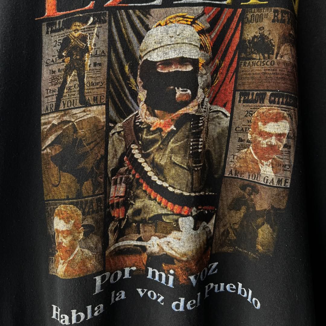 Vintage 90's EZLN / Subcomandante Marcos Vintage T-Shirt Size US M / EU 48-50 / 2 - 2 Thumbnail