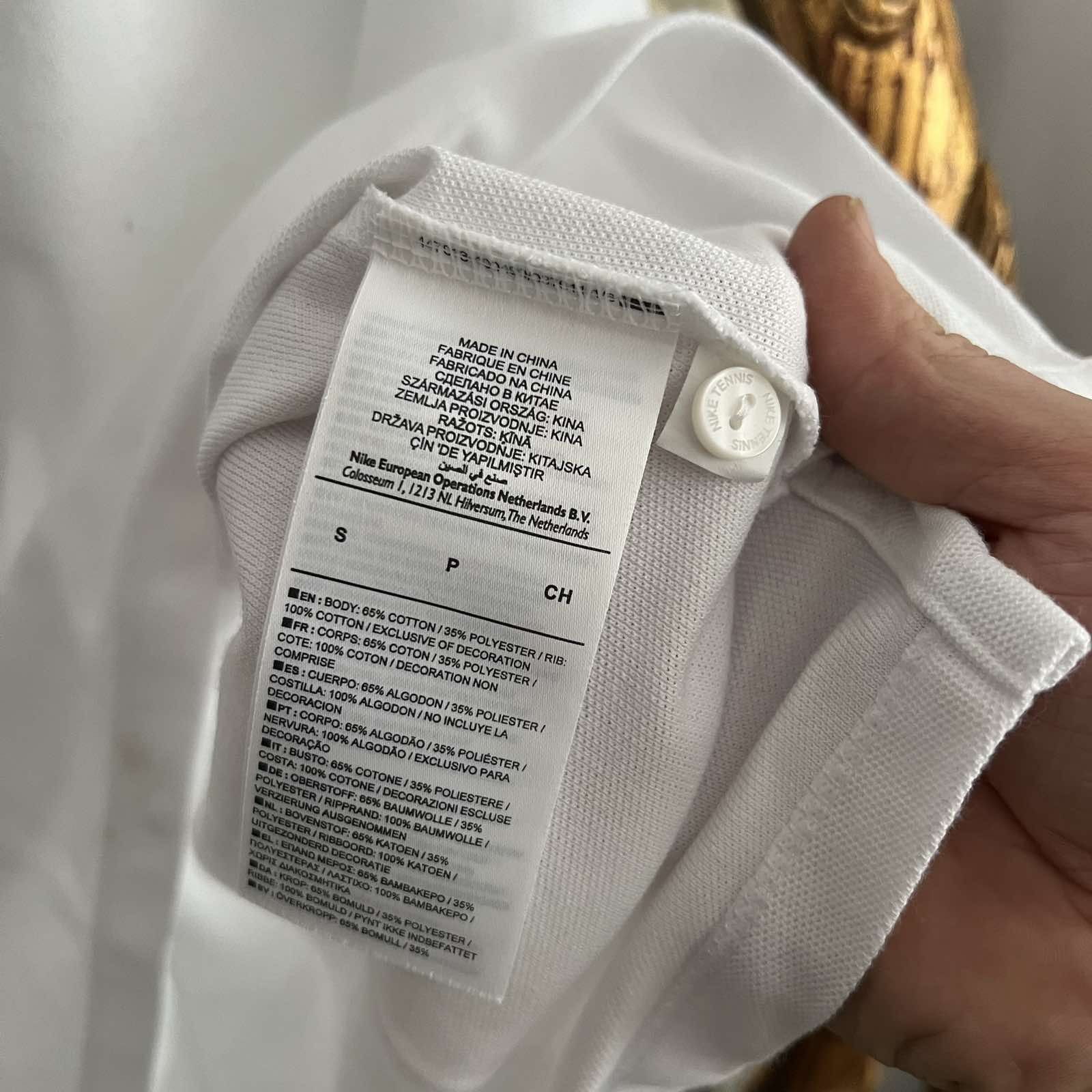Nike Authentic Nike Roger Federer Embroidered Logo Polo T Shirt Size US S / EU 44-46 / 1 - 5 Thumbnail