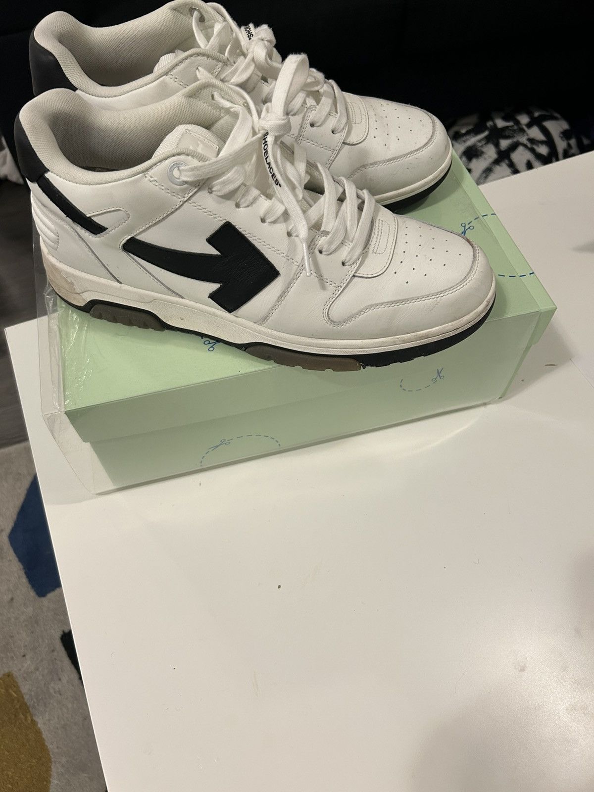 Off-White Off-White Out Of Office Sneakers Size US 13 / EU 46 - 4 Thumbnail