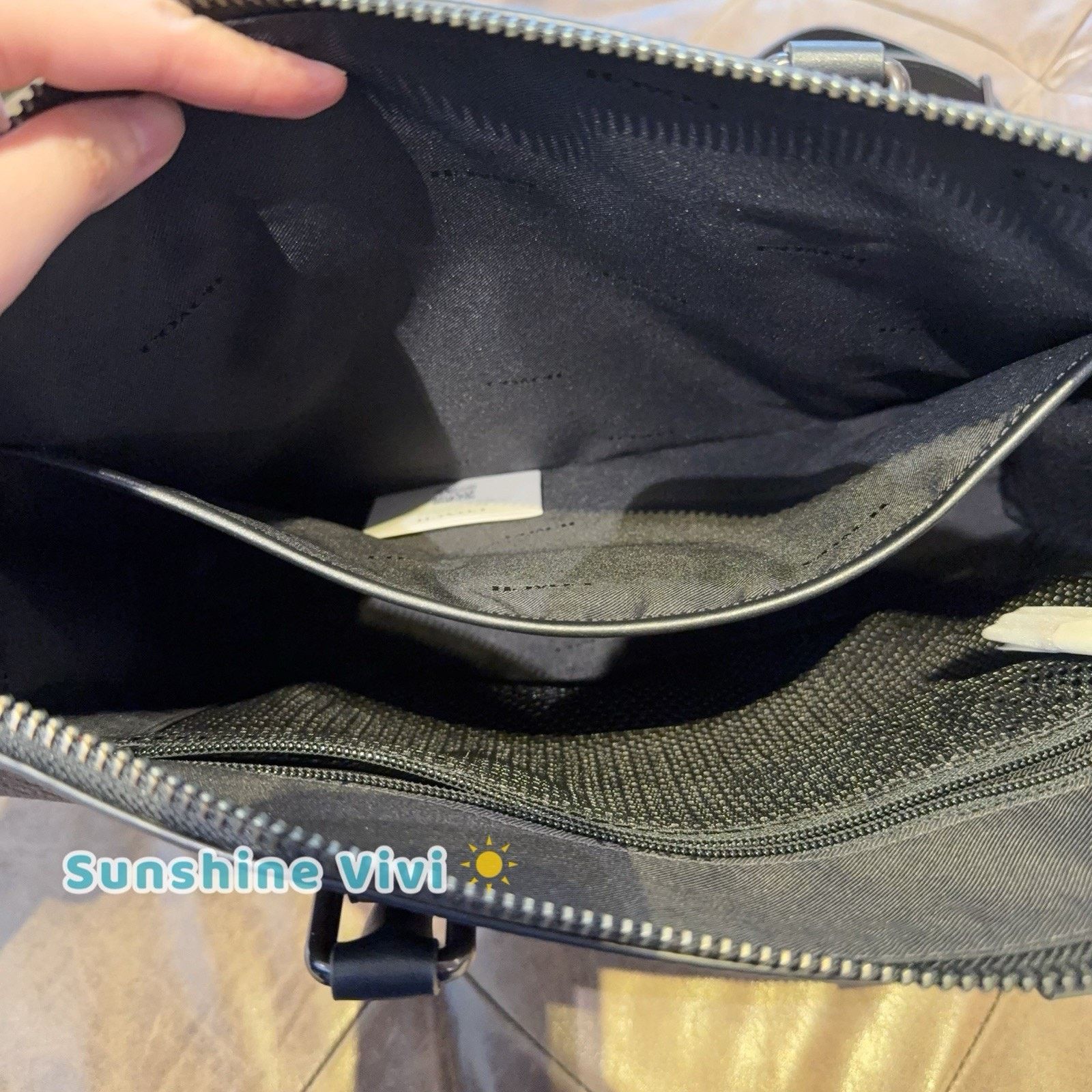 Coach NWT Coach CO243 Gotham Folio Bag Soft leather IN Black Size ONE SIZE - 5 Thumbnail