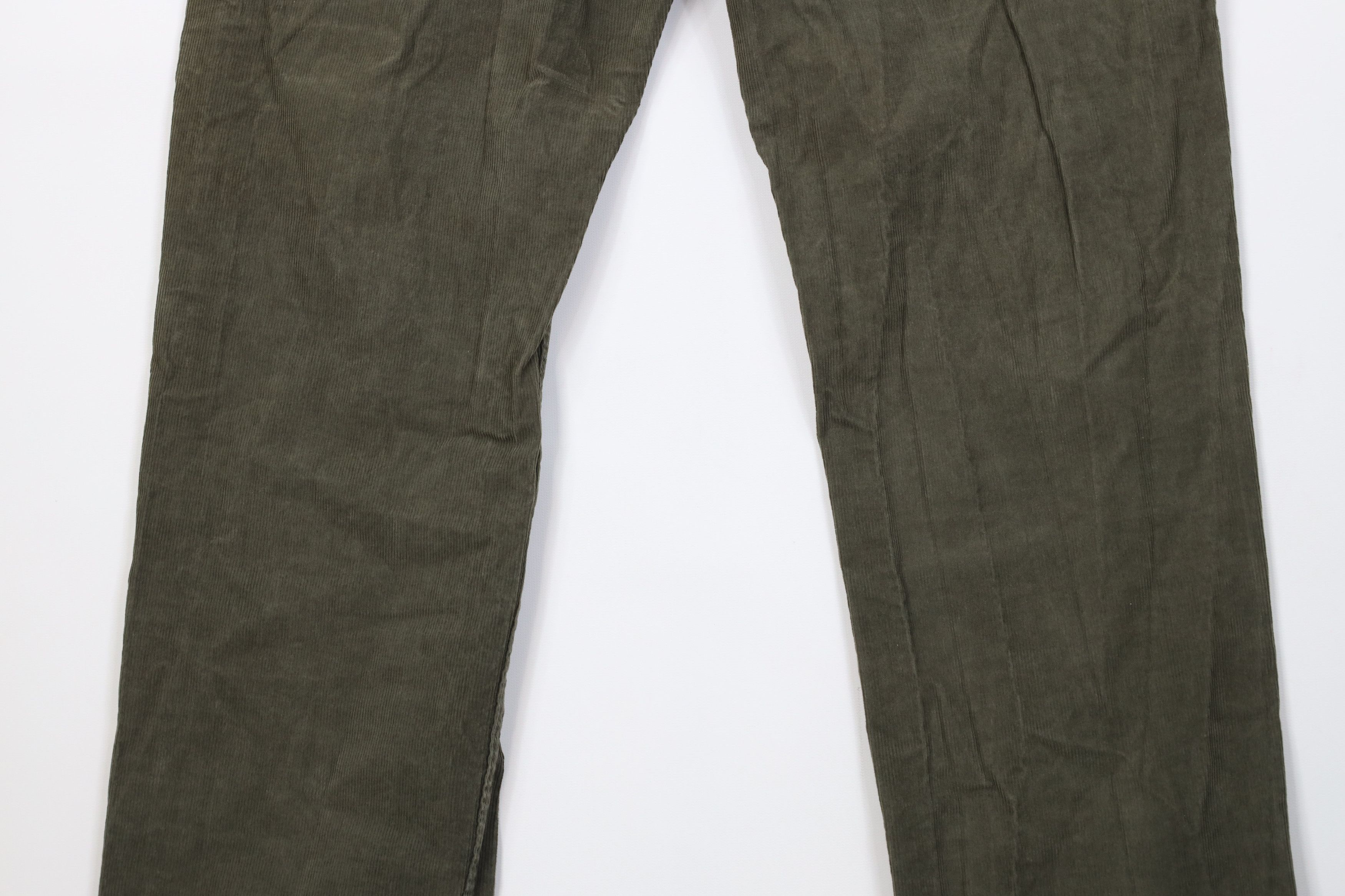 Brooks Brothers Vintage Y2K Brooks Brothers Corduroy Chino Pants Green Size US 34 / EU 50 - 9 Thumbnail