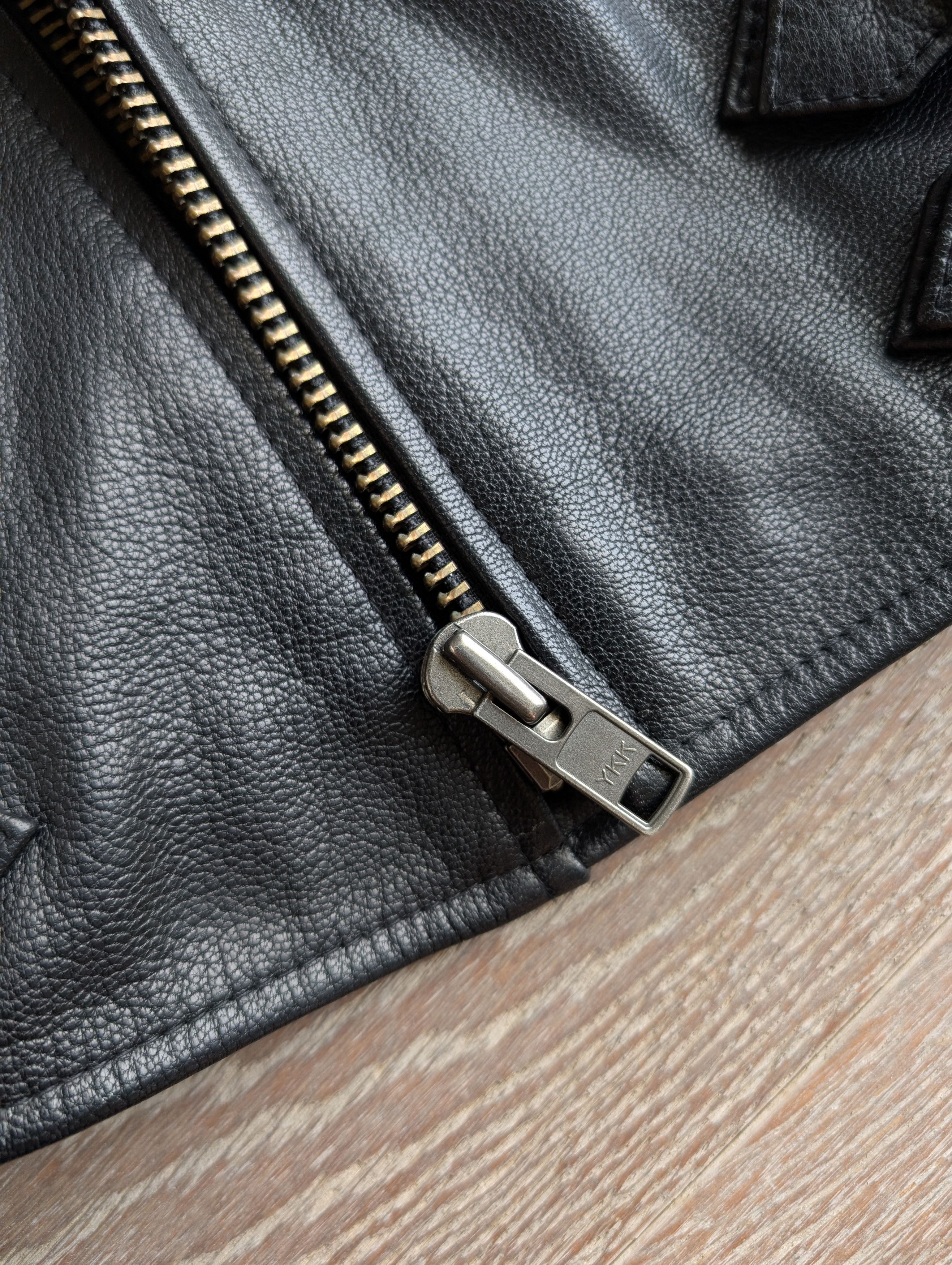 Falcon Garments Falcon Garments DR1 Double Rider Goatskin Leather Jacket Size US XS / EU 42 / 0 - 3 Thumbnail