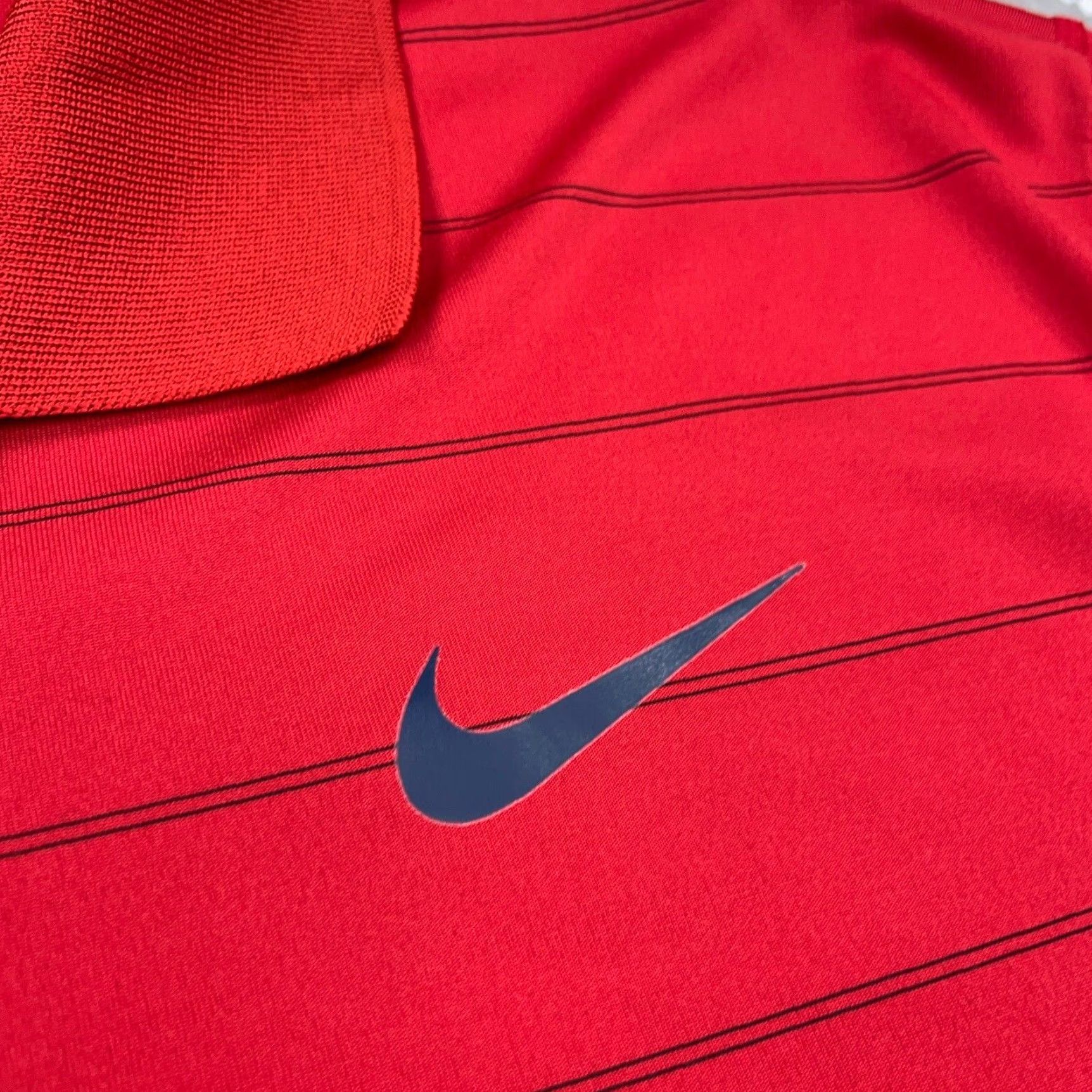 Nike Nike Polo Shirt Men XL Red Striped Dri Fit Performance Golf Polo Nike Dri-FIT Shirt Men XL Red Striped Sportswear Casual/Activewear Mens Polo Shirt Size US XL / EU 56 / 4 - 4 Thumbnail