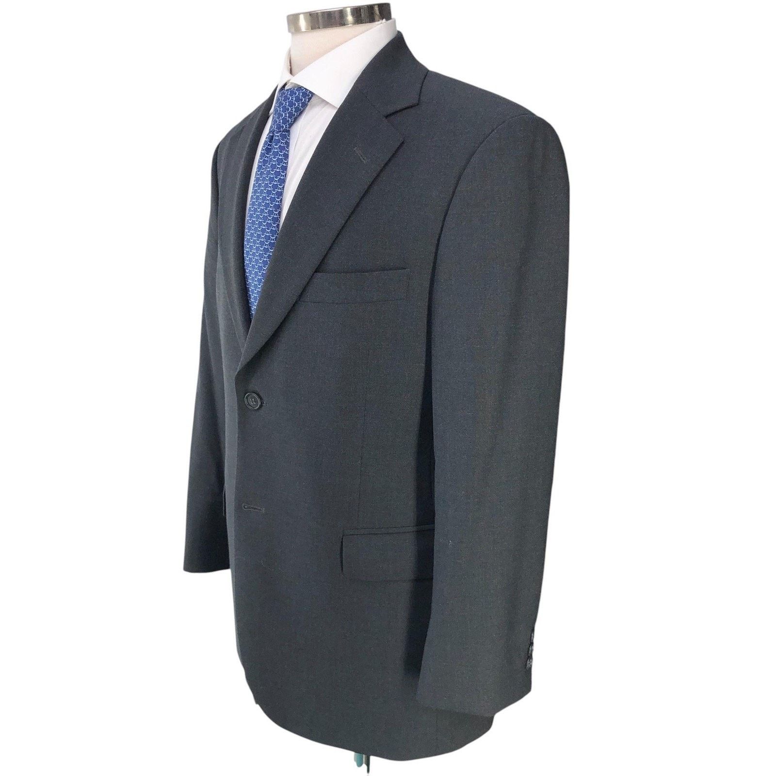 Brooks Brothers Brooks Brothers Sport Coat 38S Gray Stretch Wool Suit Jacket Size 38S - 5 Thumbnail