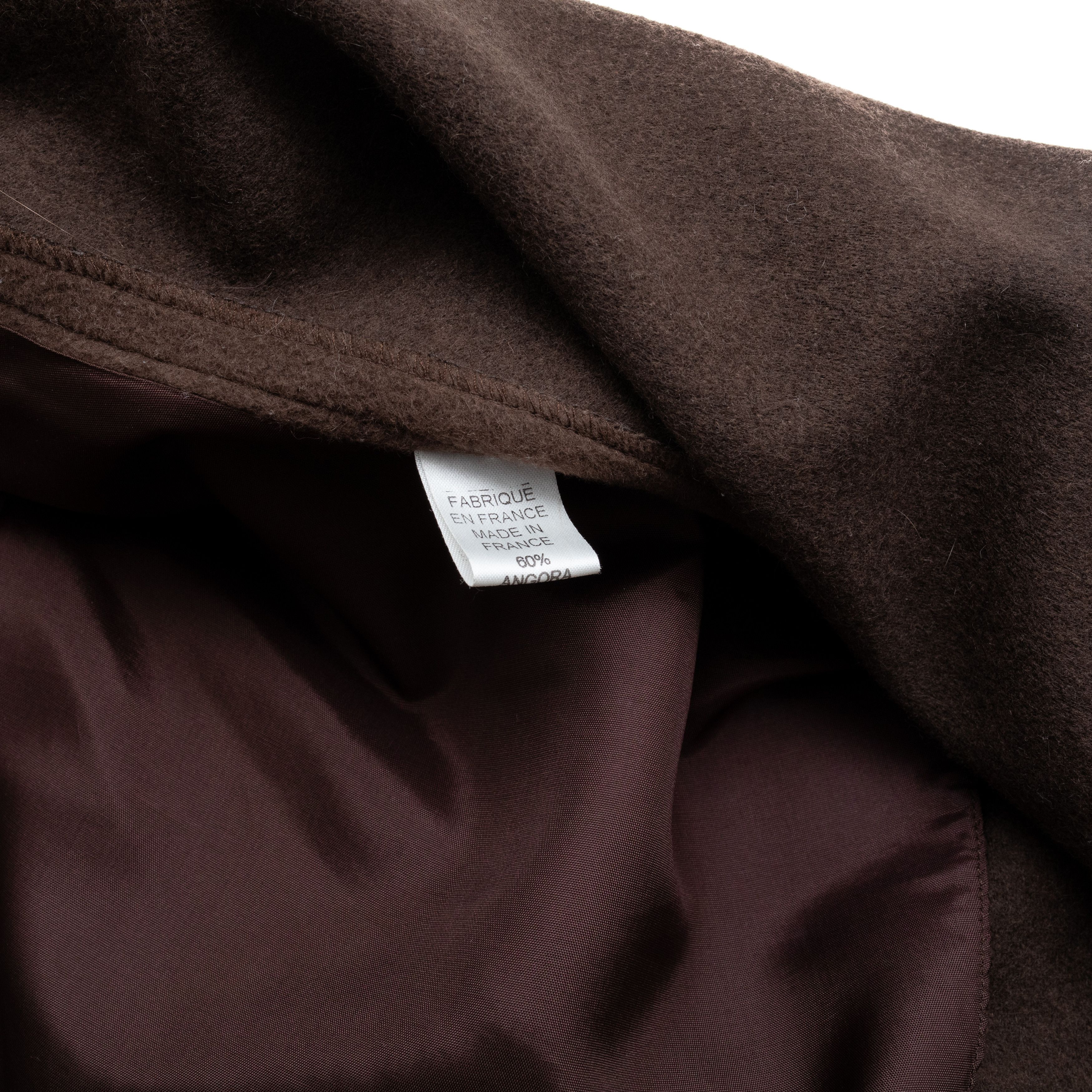 Other CRÉATION SPRUNG FRÈRES Angora Wool Blend Pincho w Fur Trim Size ONE SIZE - 11 Thumbnail