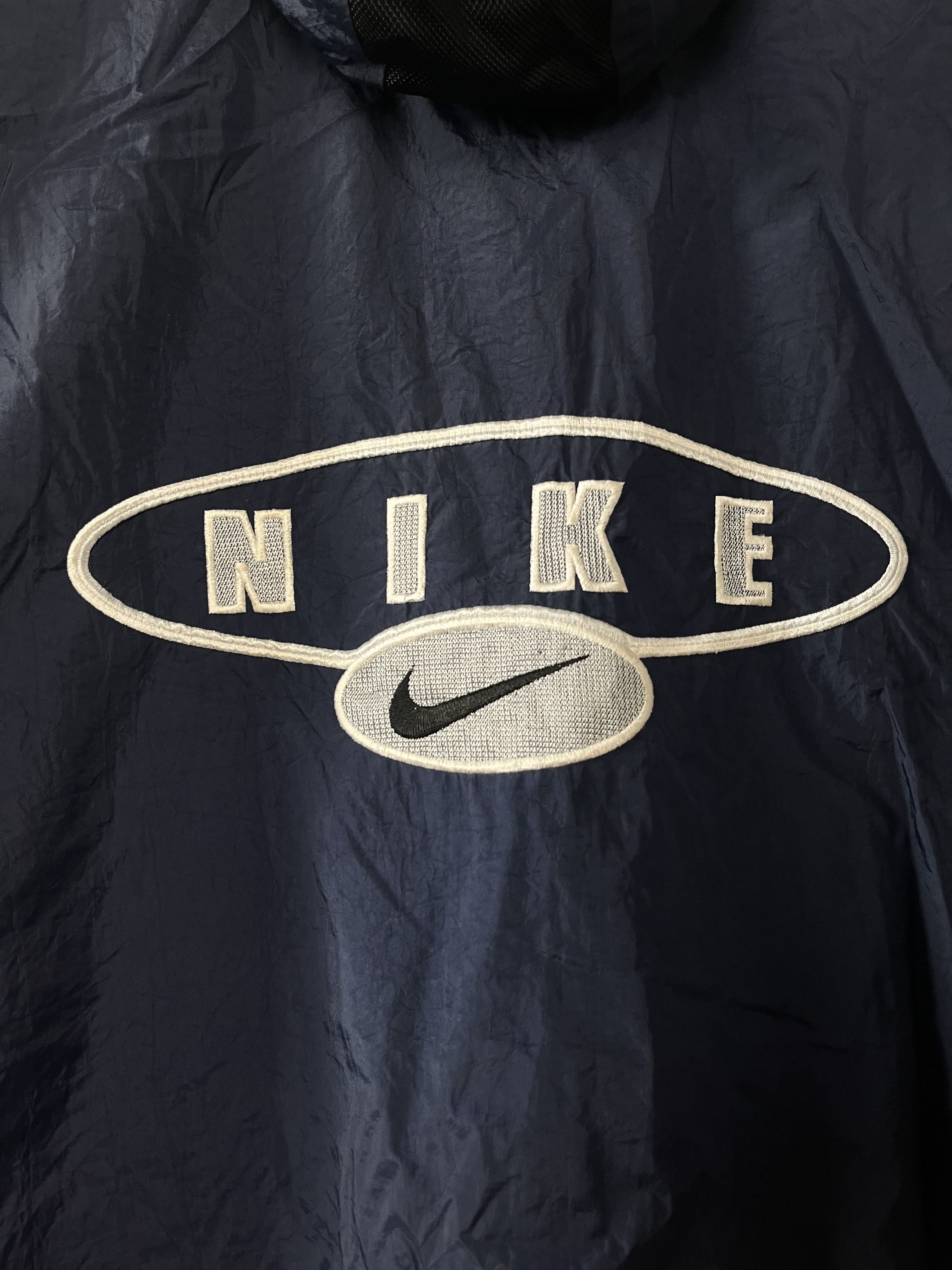 Nike × Vintage Nike Windbreaker Zip Up Lined Jacket Size XXL Blue Size US XXL / EU 58 / 5 - 4 Thumbnail