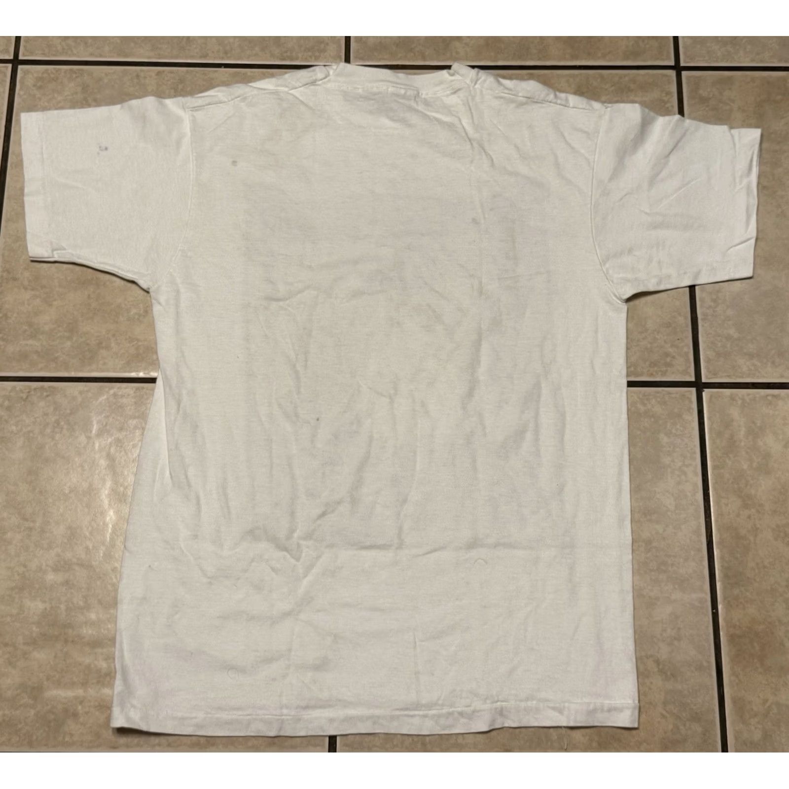 Fruit Of The Loom VINTAGE Indigo Girls Rites Of Passage Shirt XL 1990s 90s Music Band T-Shirt Fruit of the Loom White Crew Neck Short Sleeve Mens Size US L / EU 52-54 / 3 - 2 Thumbnail