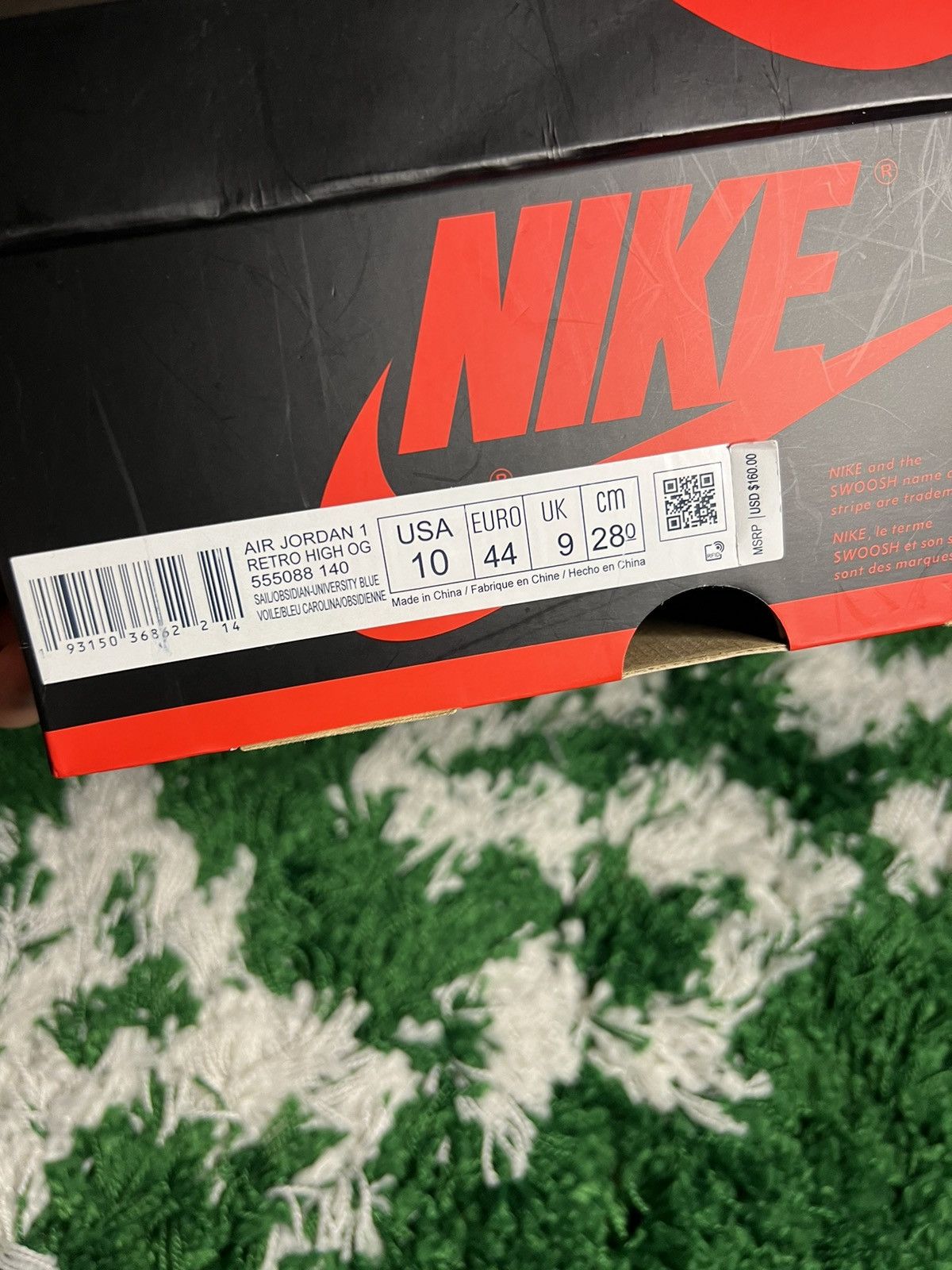 Nike Jordan 1 High Obsidian Size US 10 / EU 43 - 7 Thumbnail