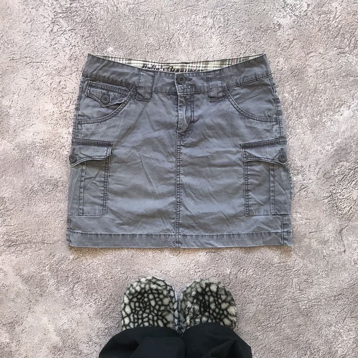 Vintage vintage midi skirt japan denim streetwear style Y2K Size 24" / US 00 / IT 34 - 1 Thumbnail