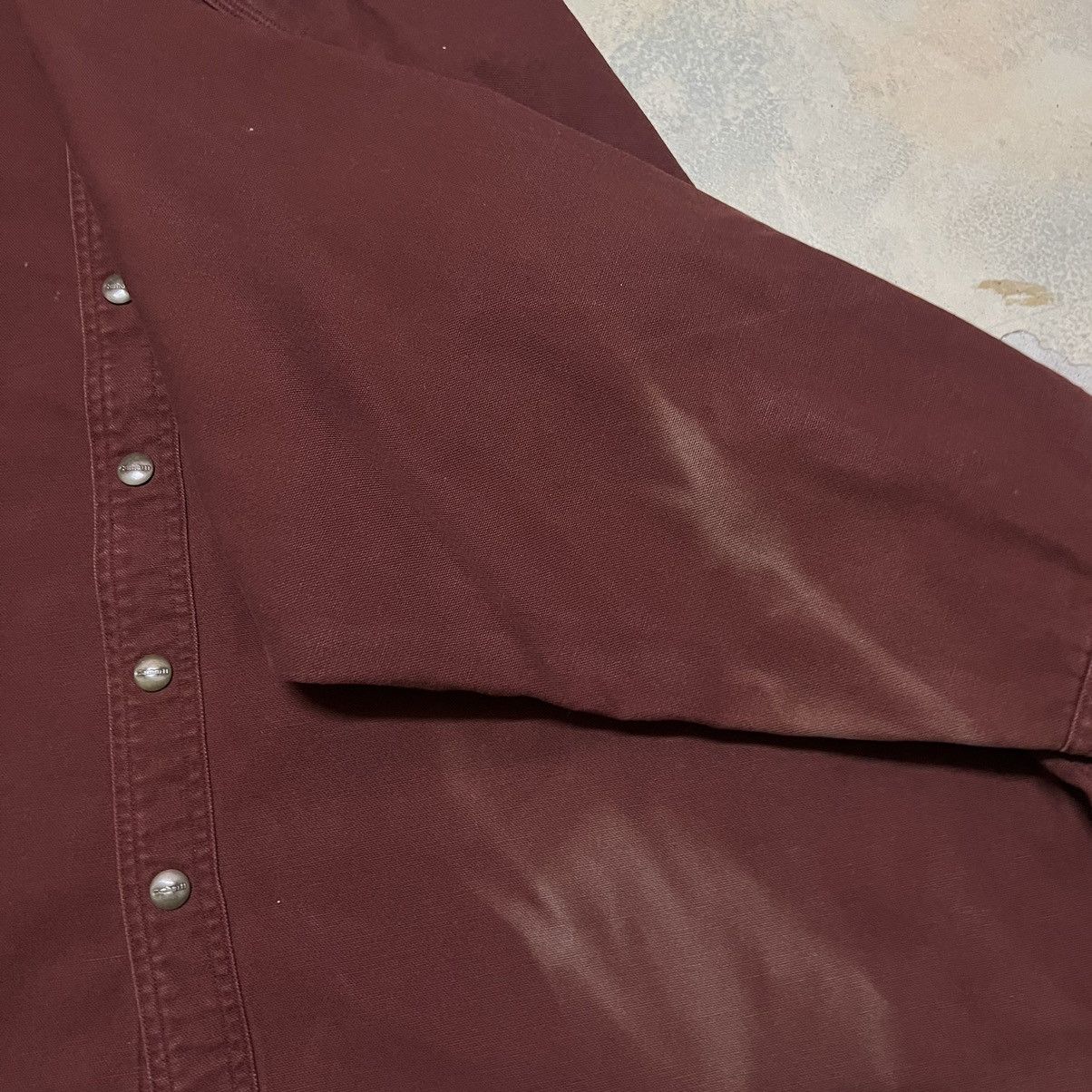 Carhartt Distressed Carhartt Button Up Jacket Sun Faded Size US XXL / EU 58 / 5 - 13 Thumbnail