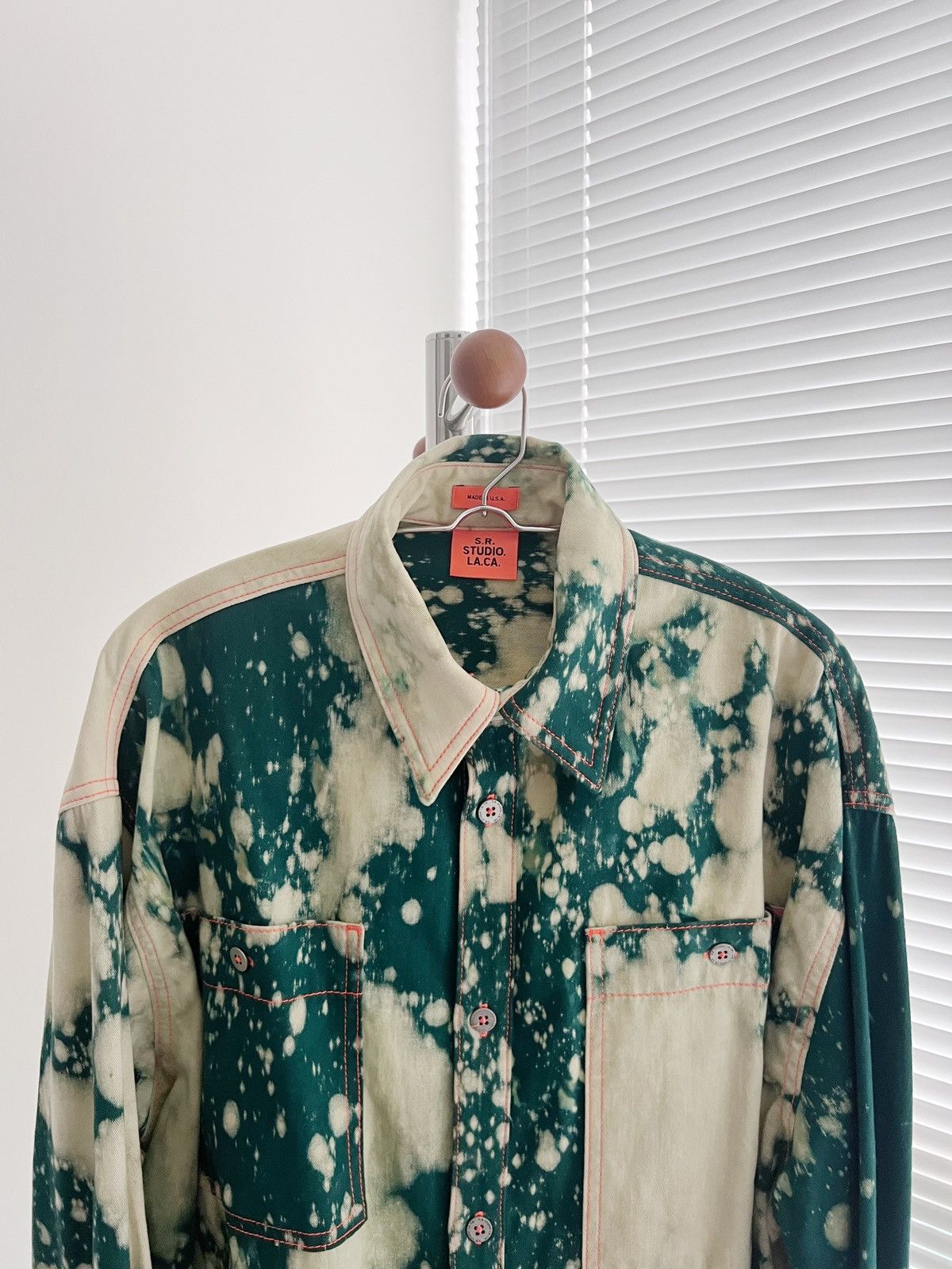 Sterling Ruby SR Studio LA Soto Pine Dyed Denim Shirt Size US S / EU 44-46 / 1 - 2 Thumbnail
