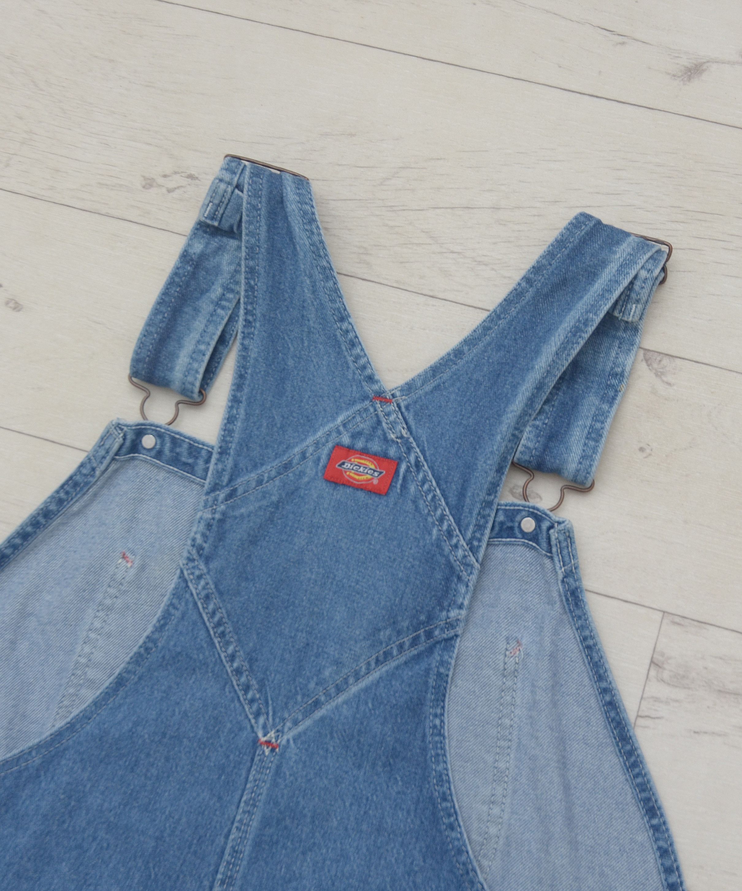 Dickies Men's Dickies Stonewashed Indigo Blue Bib Overalls 40x30 Size US 40 / EU 56 - 9 Thumbnail