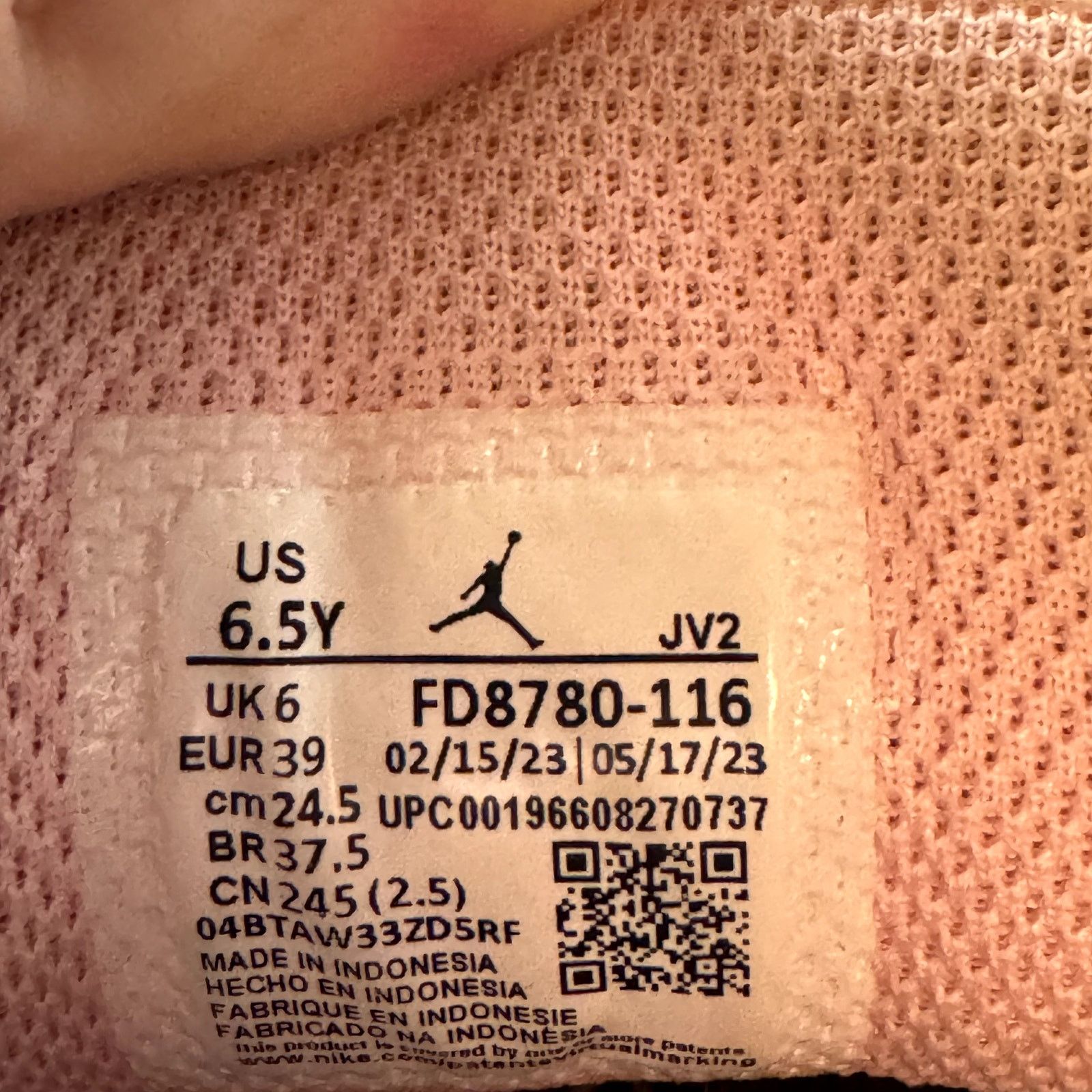 Jordan Brand × Nike Size 6.5 - Nike Air Jordan 1 Mid GS Fierce Pink Men's Shoes Size US 6.5 / EU 39-40 - 8 Thumbnail