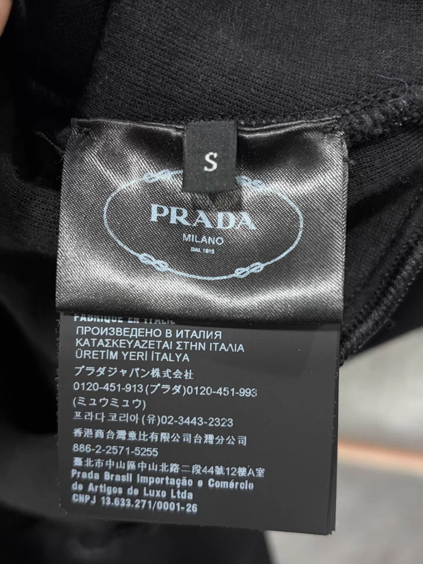 Prada Prada Black Hoodie S Size S / US 4 / IT 40 - 4 Thumbnail