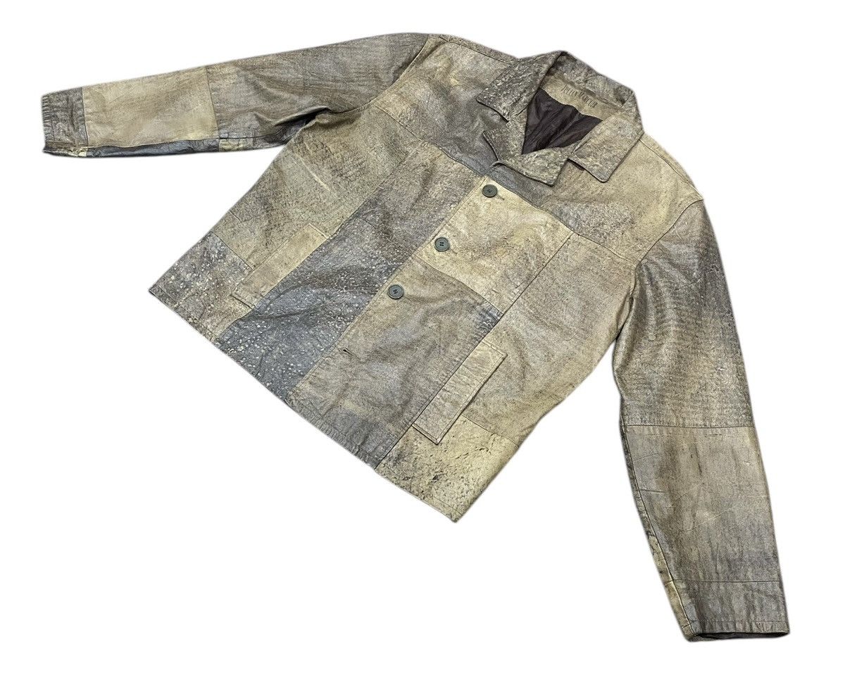 Other Rare Leather JULIAN MARCUIR Button Jacket Size US L / EU 52-54 / 3 - 3 Thumbnail