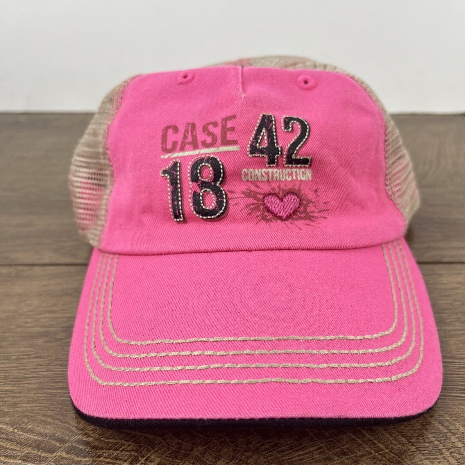 Other CASE IH Construction Hat 1842 Pink Cap Adjustable Pink Adult Size ONE SIZE - 4 Thumbnail