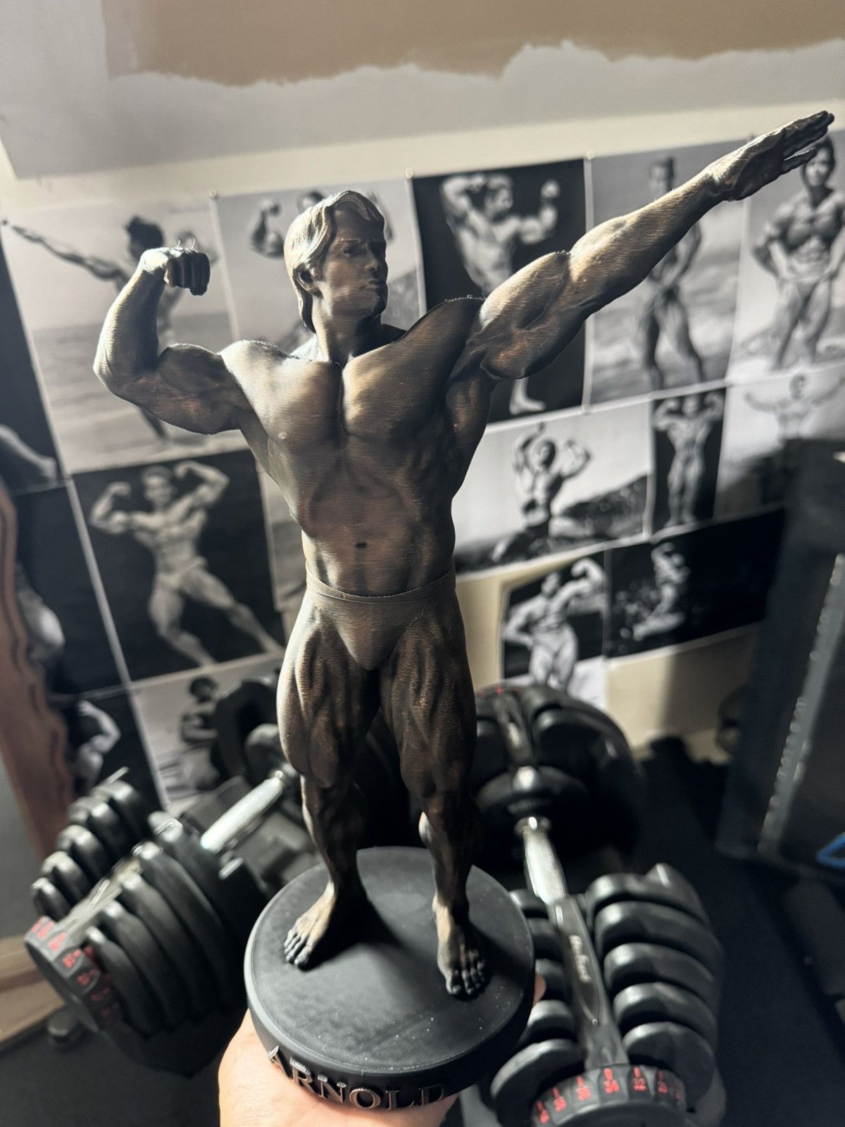 Other Gym statue Arnold Schwarzenegger 37cm Size ONE SIZE - 2 Thumbnail