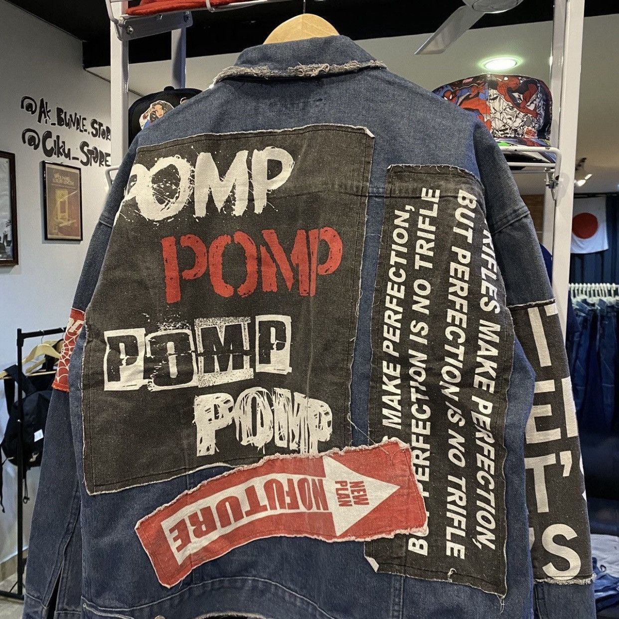 Japanese Brand JUNGLE STORM Custom Denim Jackets Size US L / EU 52-54 / 3 - 11 Thumbnail