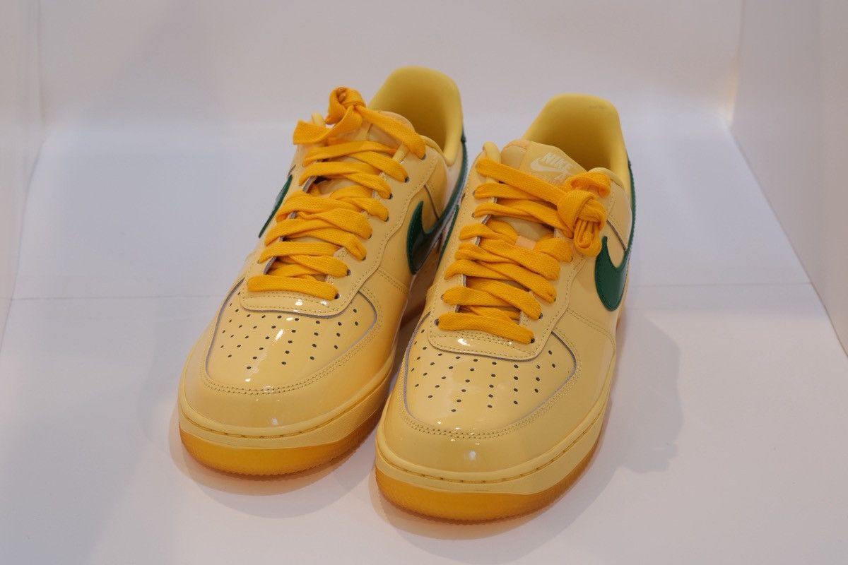 Nike Nike Air Force 1 Low 'Topaz Gold' Patent Leather Pack Size US 7.5 / EU 40-41 - 1 Thumbnail