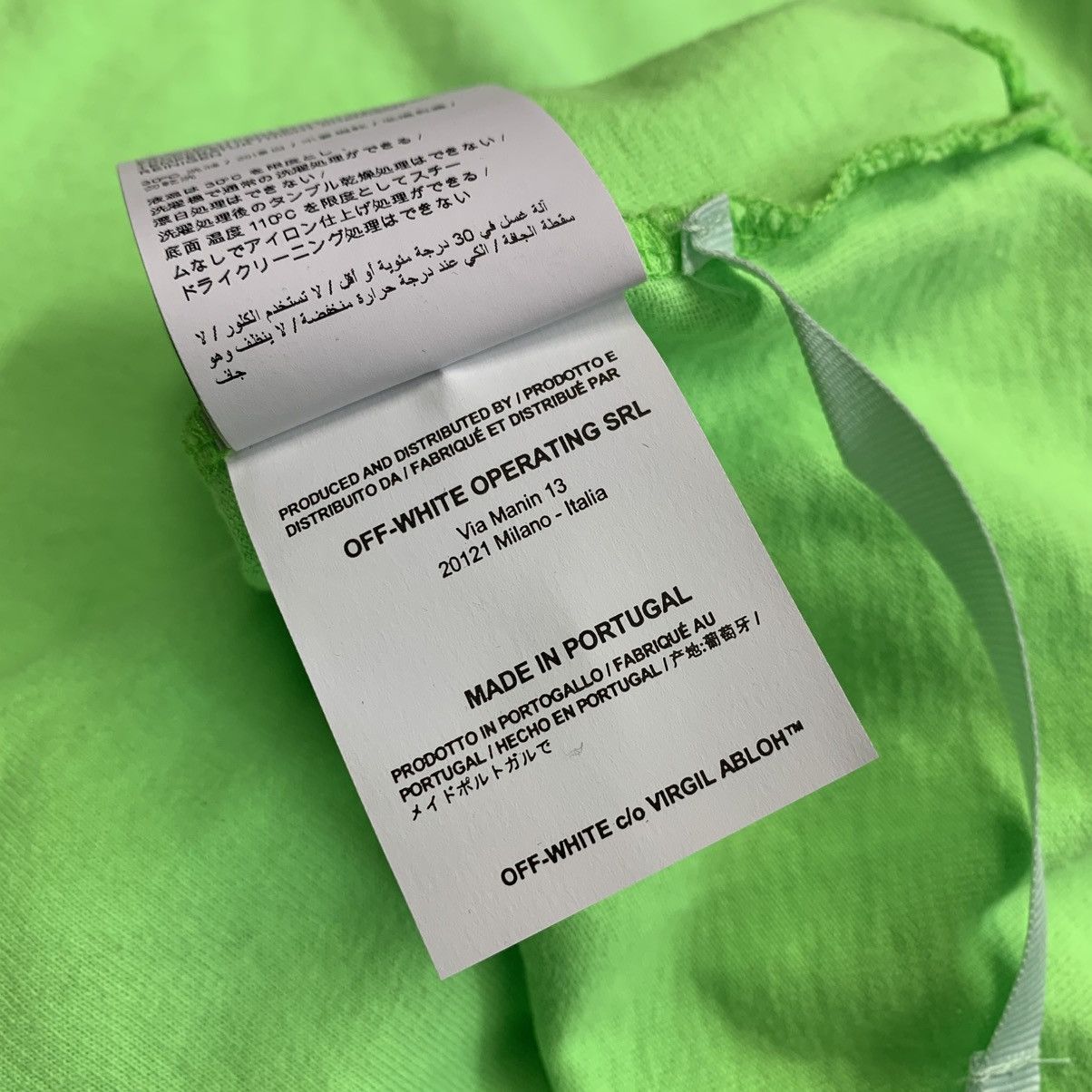 Off-White Off White XS Tee Empty Gallery Staff Green T-Shirt Virgil Size US XS / EU 42 / 0 - 11 Thumbnail