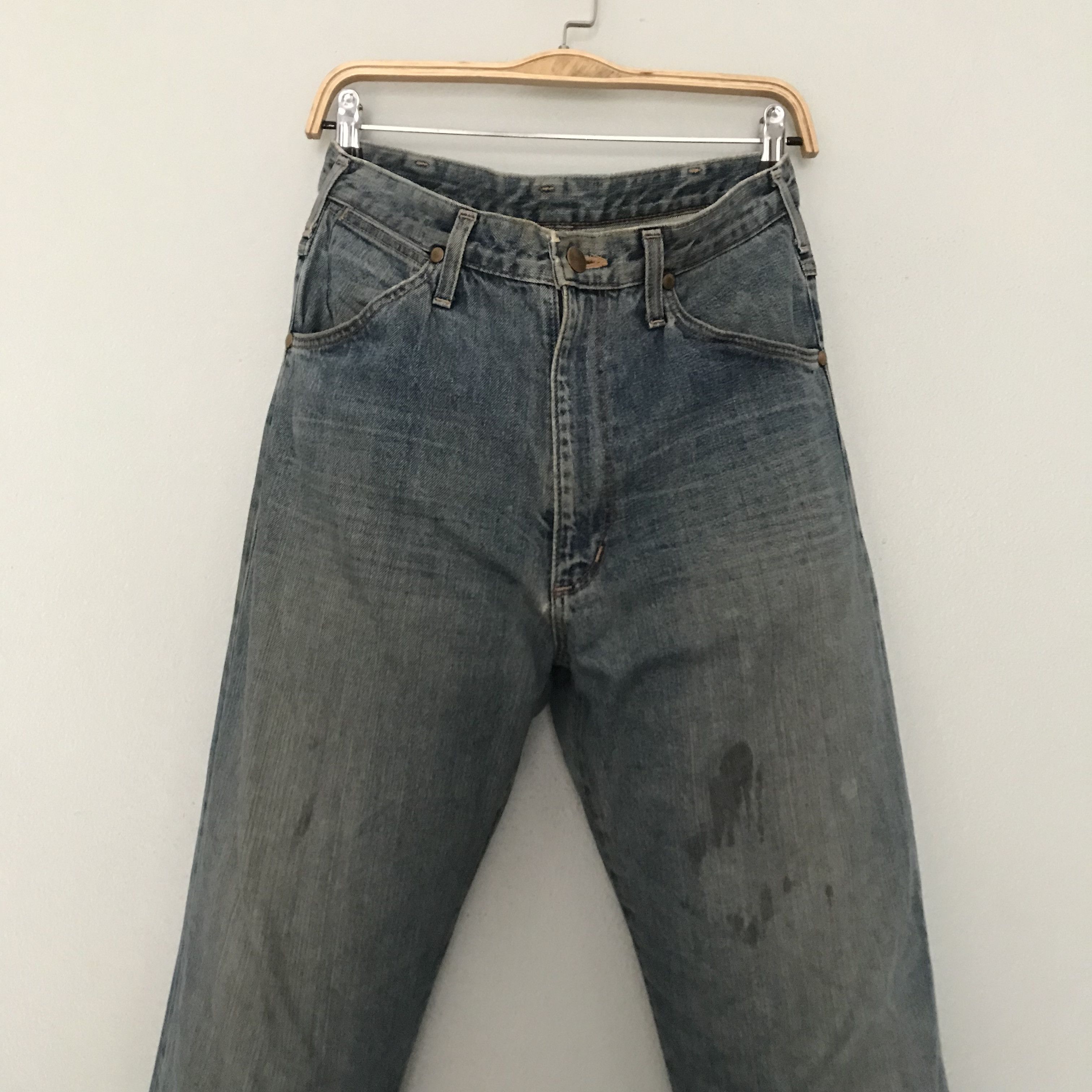 Wrangler Vintage 90s Wrangler Selvedge Jeans High Waist Straight Leg Size US 32 / EU 48 - 3 Thumbnail