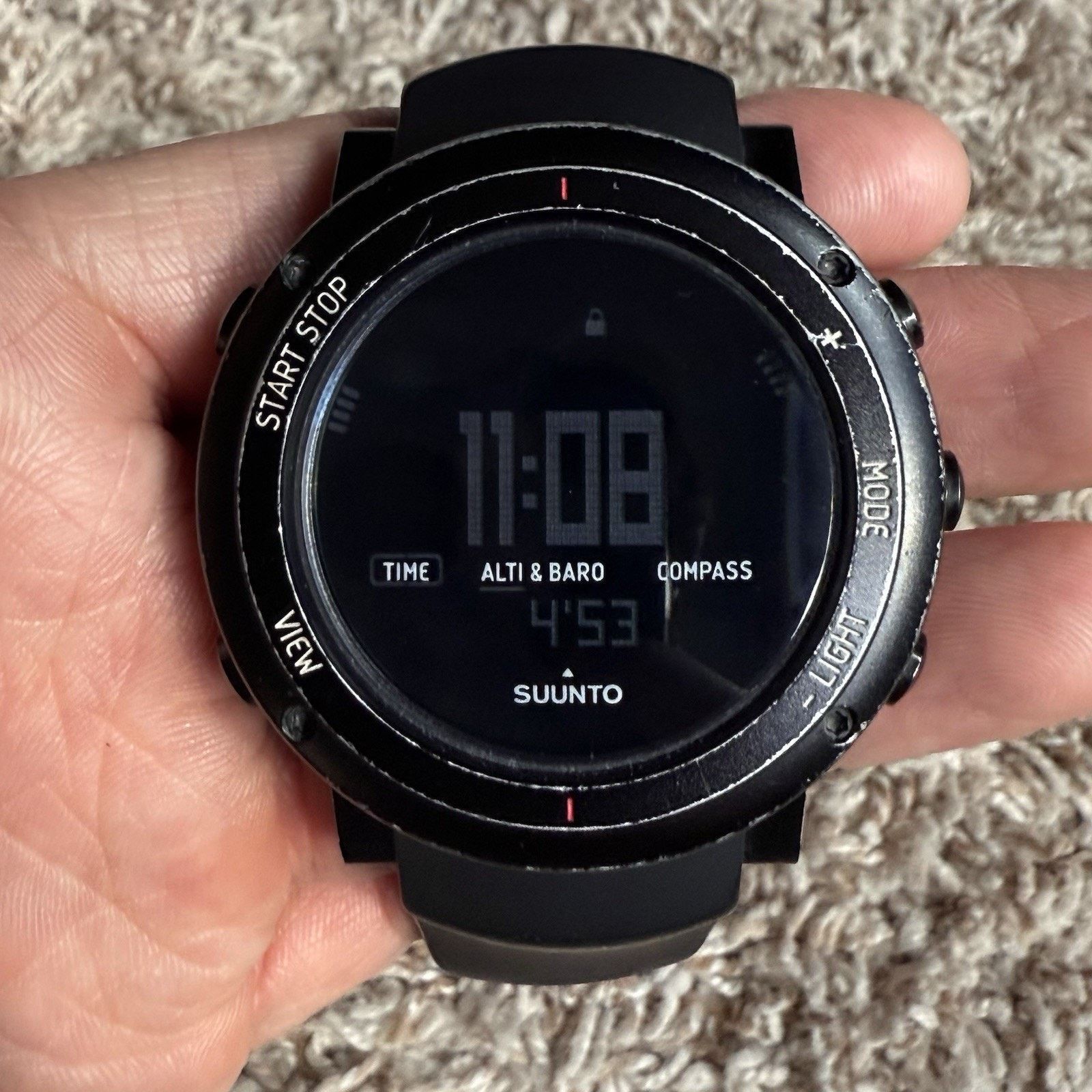 Other Suunto Core All Deep Black Wrist Watch Compass Altimeter 48 Size ONE SIZE - 7 Thumbnail