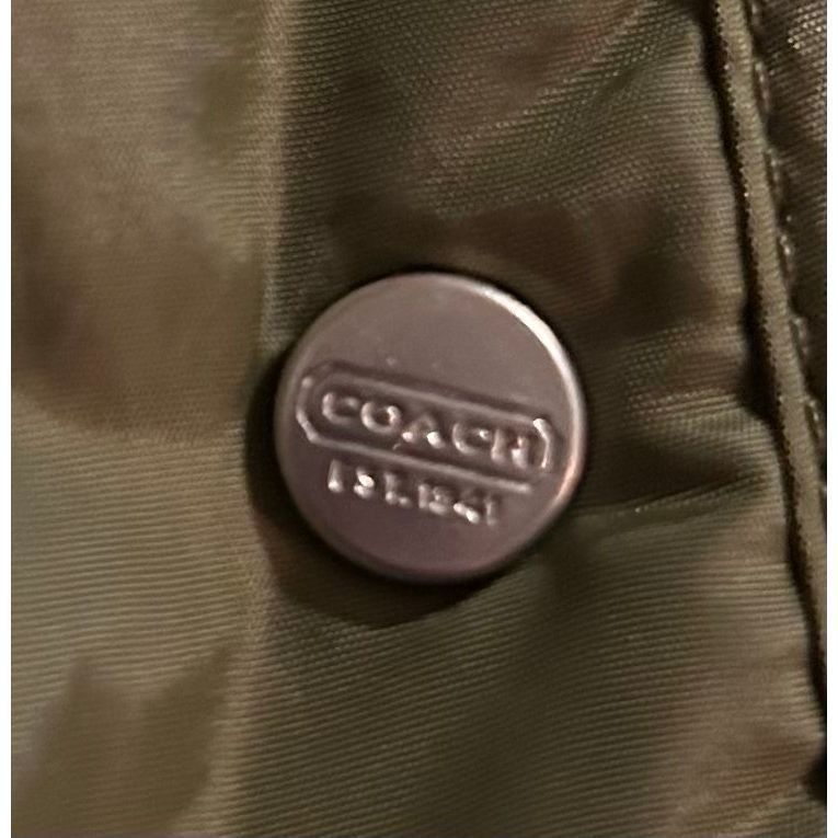 Coach Womens Coach Signature Nylon Quilted Jacket Green Size S Size S / US 4 / IT 40 - 5 Thumbnail