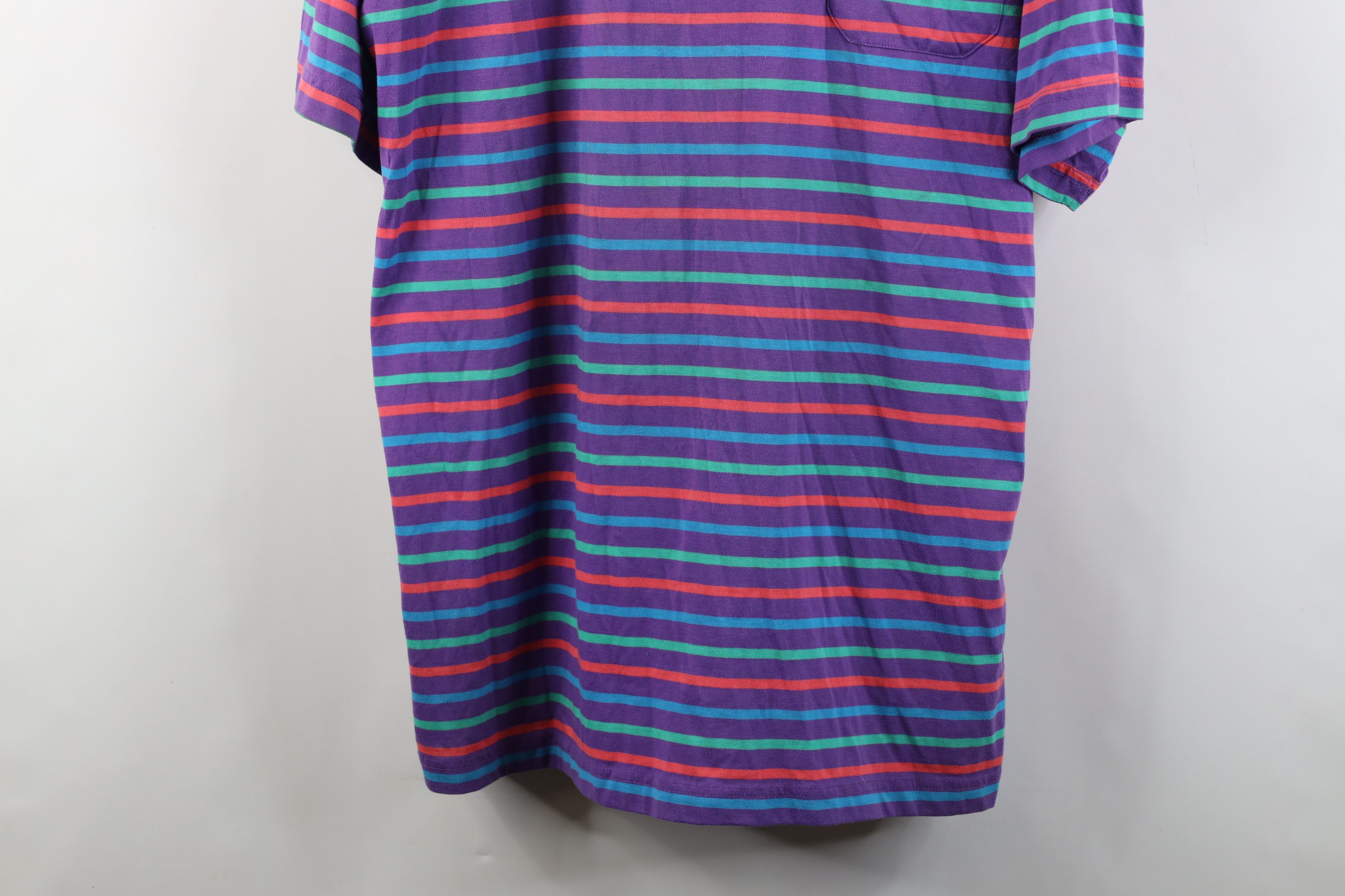 Vintage Vintage 90s Streetwear Striped Knit Collared Golf Polo Size US XL / EU 56 / 4 - 3 Thumbnail