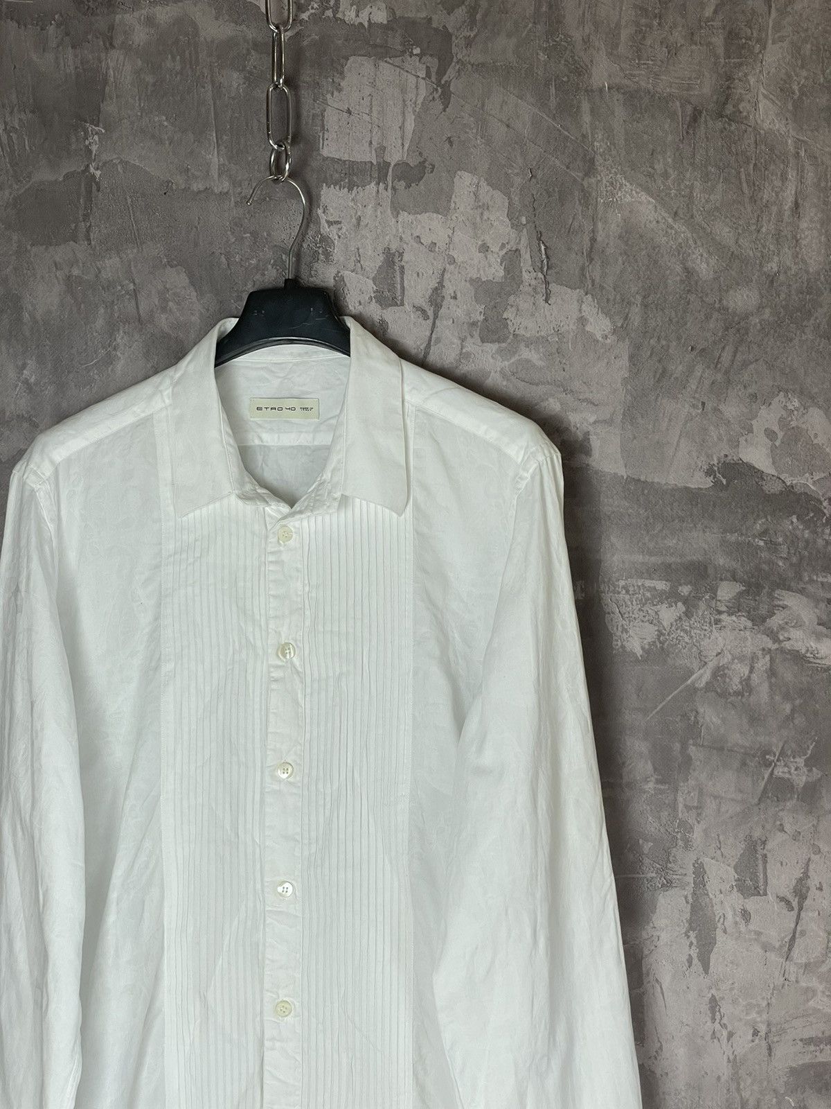 Etro ETRO Milano Button up Shirt Striped Cotton Size US L / EU 52-54 / 3 - 4 Thumbnail